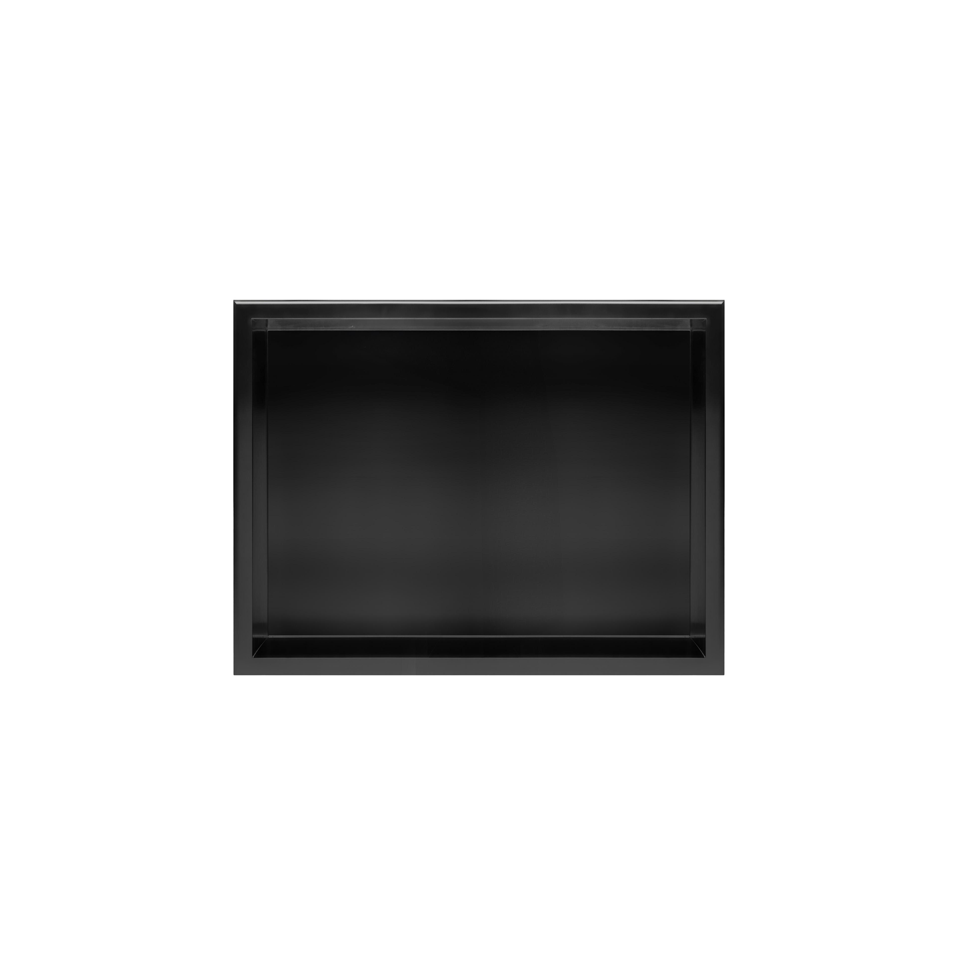 NISCHENREGAL BAD 30x45 schwarz matt