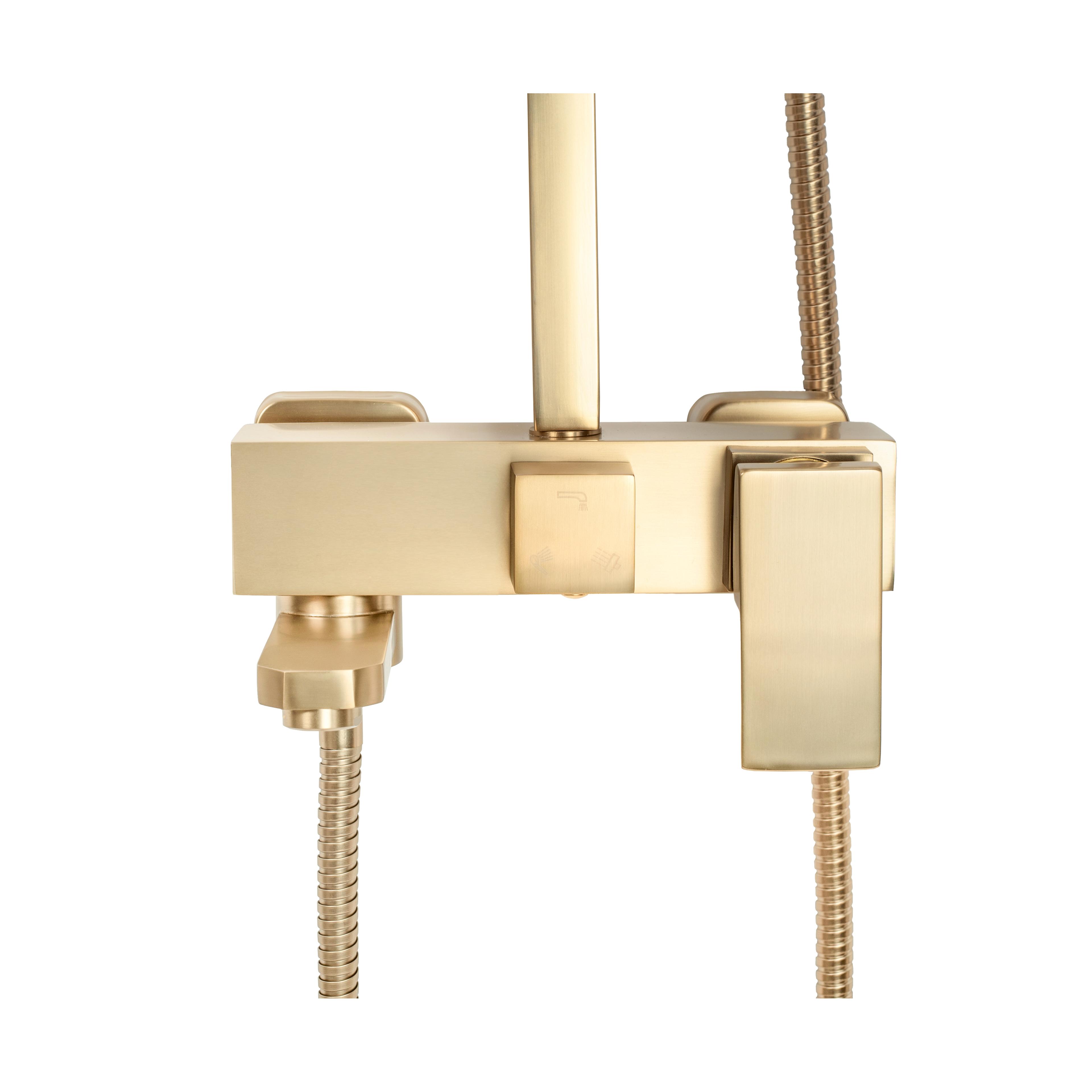 Duschgarnitur REA JACK BRUSHED GOLD
