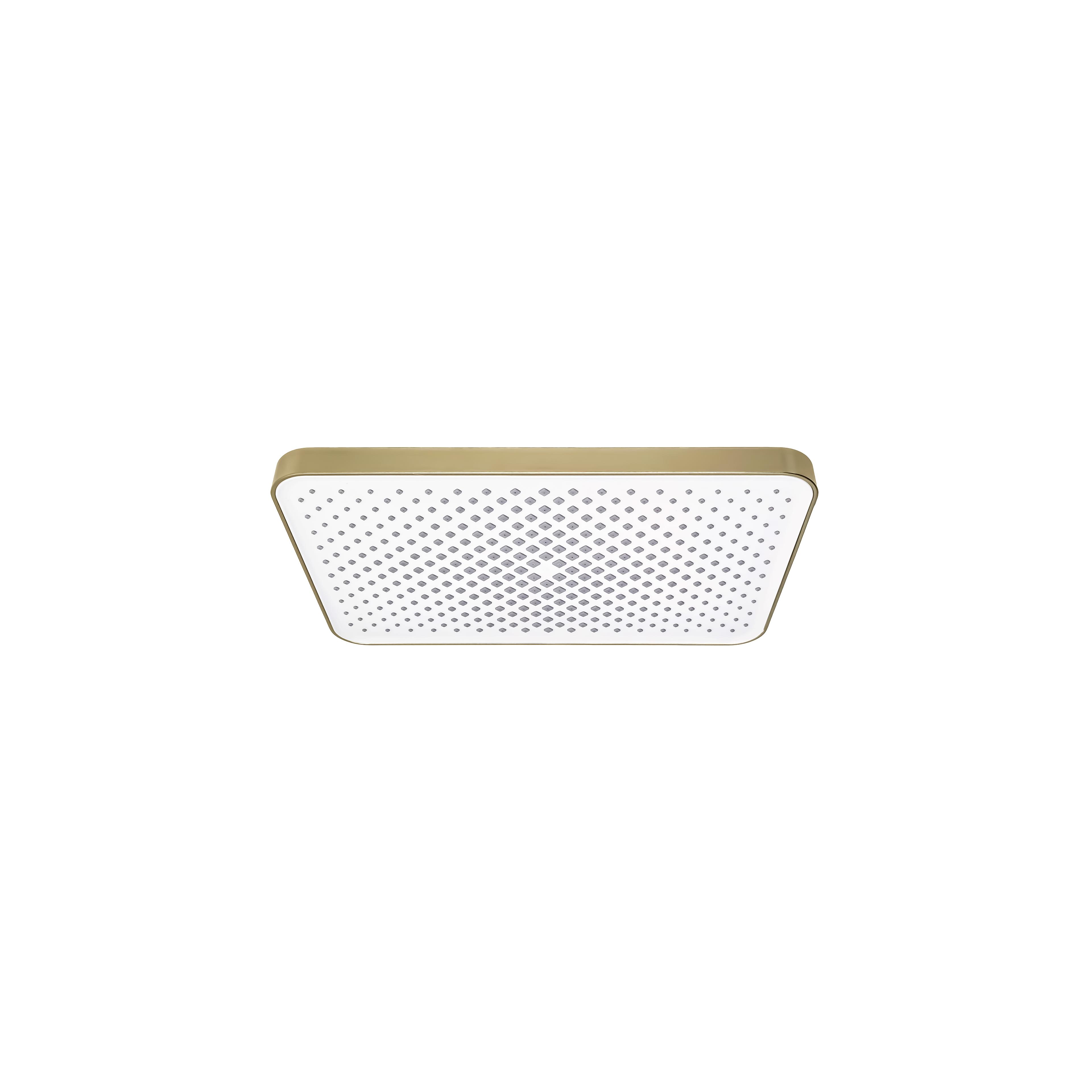 Правоъгълна душ пита REA JS-032 Brushed Gold