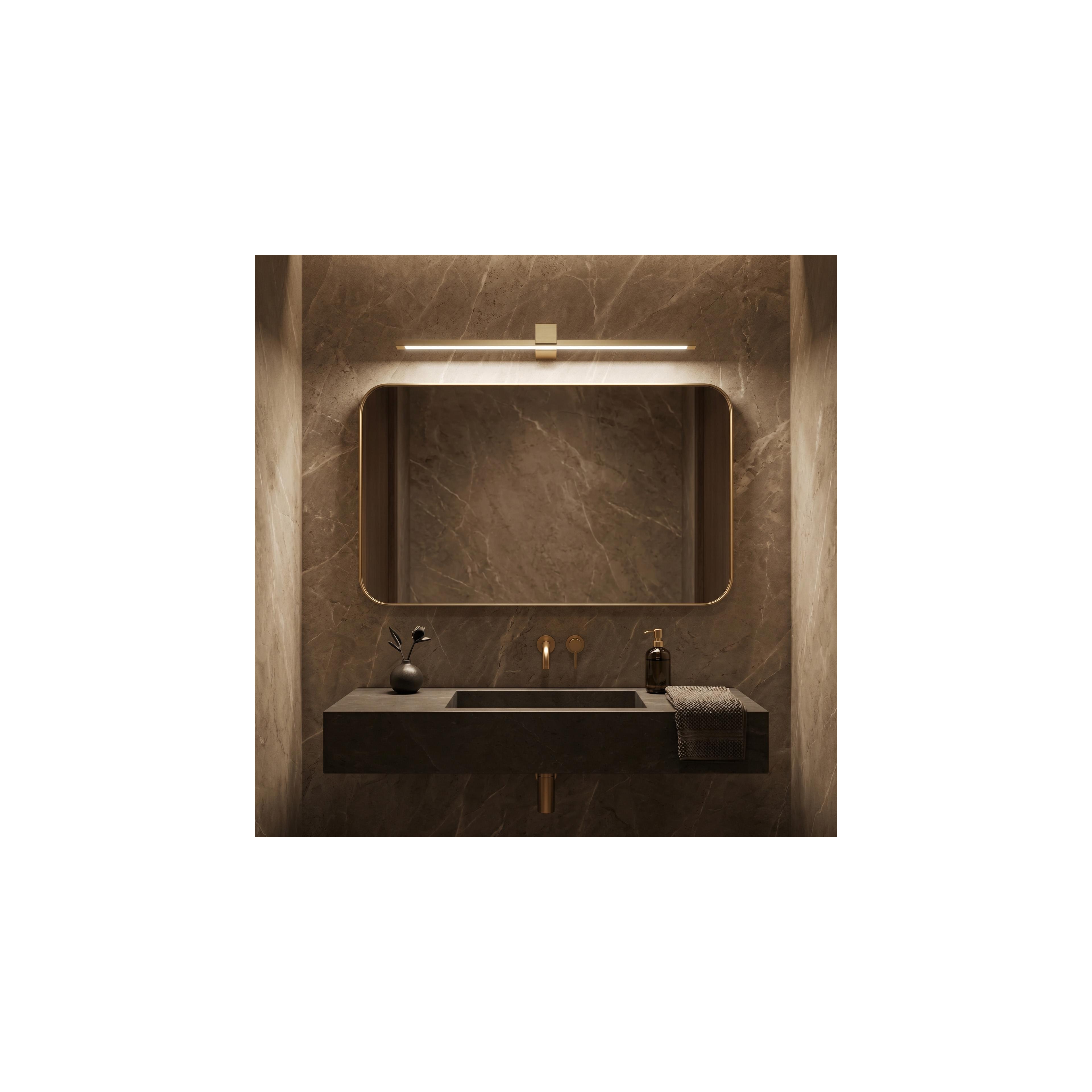 LED аплик за баня SWE048-1W 80cm GOLD BRUSH