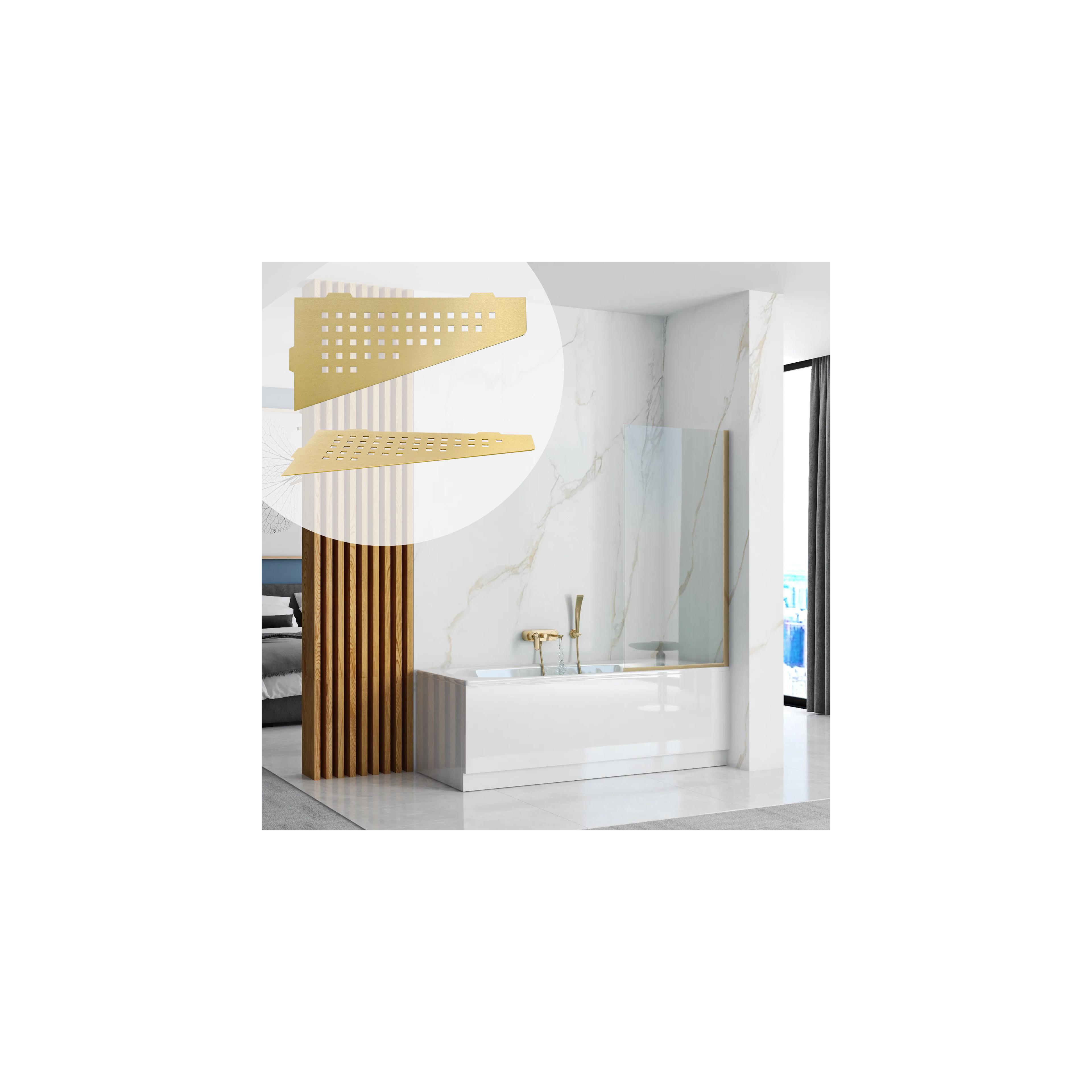Badezimmerregal SF05 gold brush