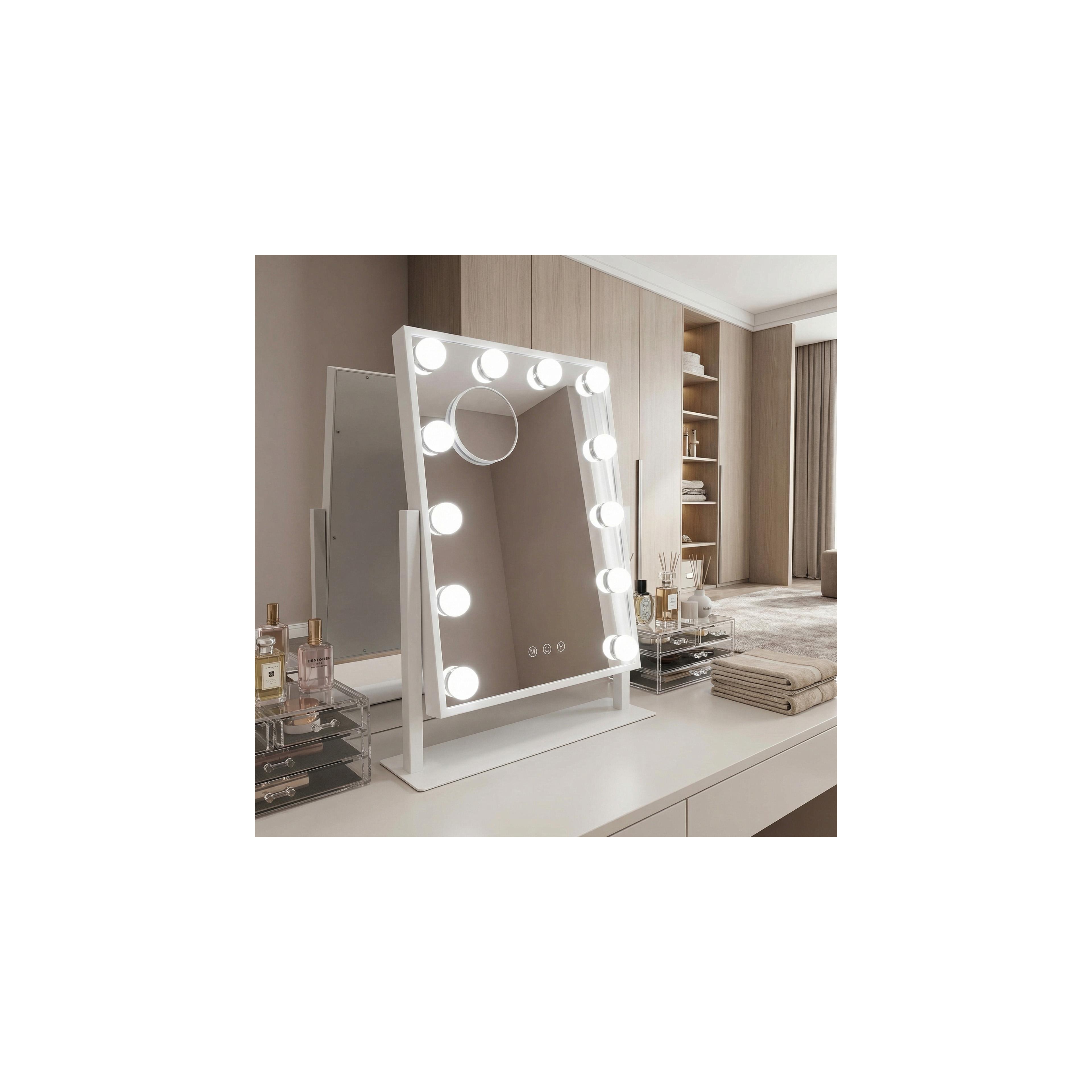 Miroir LED HOLLYWOOD White 30x40