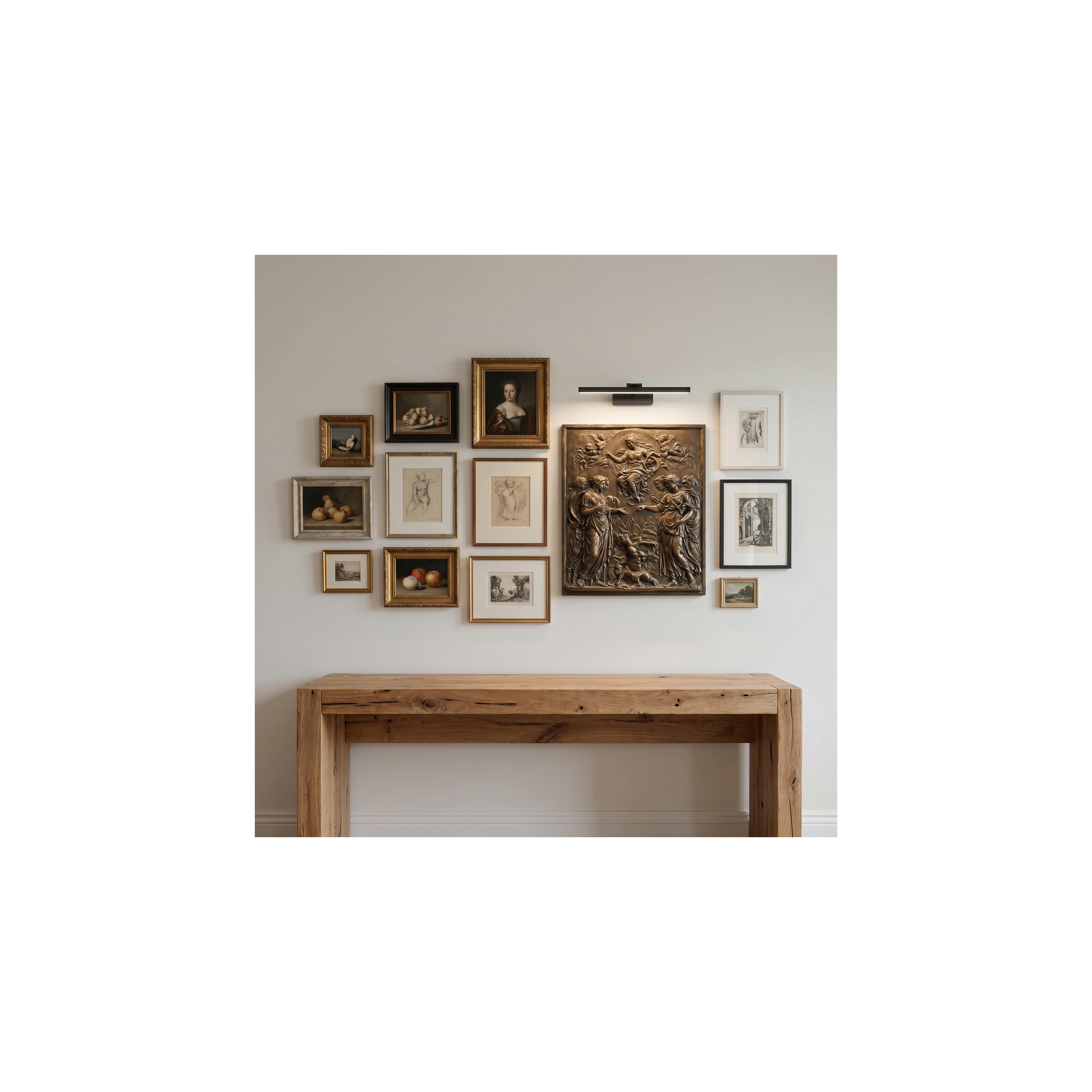 LED аплик за баня  APP1866-1W 40 cm Black
