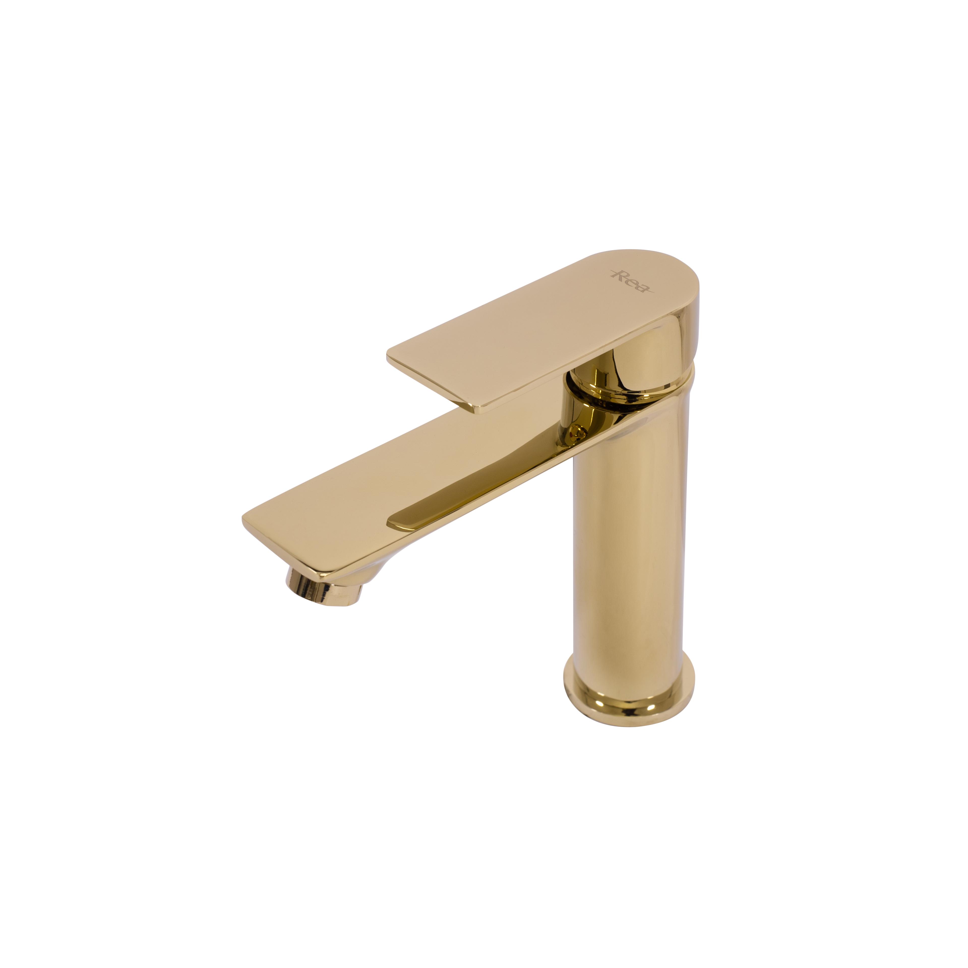 Rubinetto da lavabo Rea Mayson Gold Low