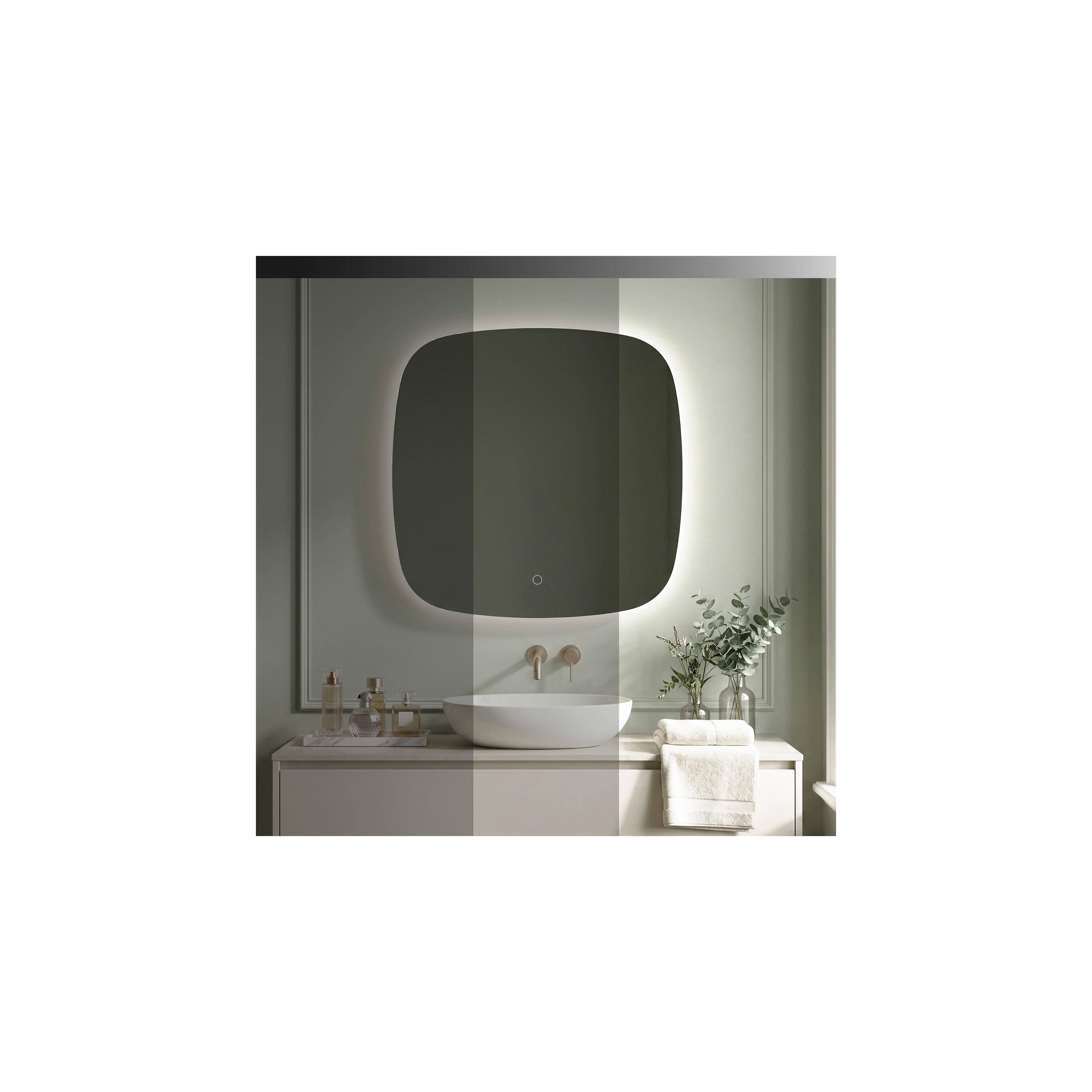 Spiegel LED 70x70cm TOP