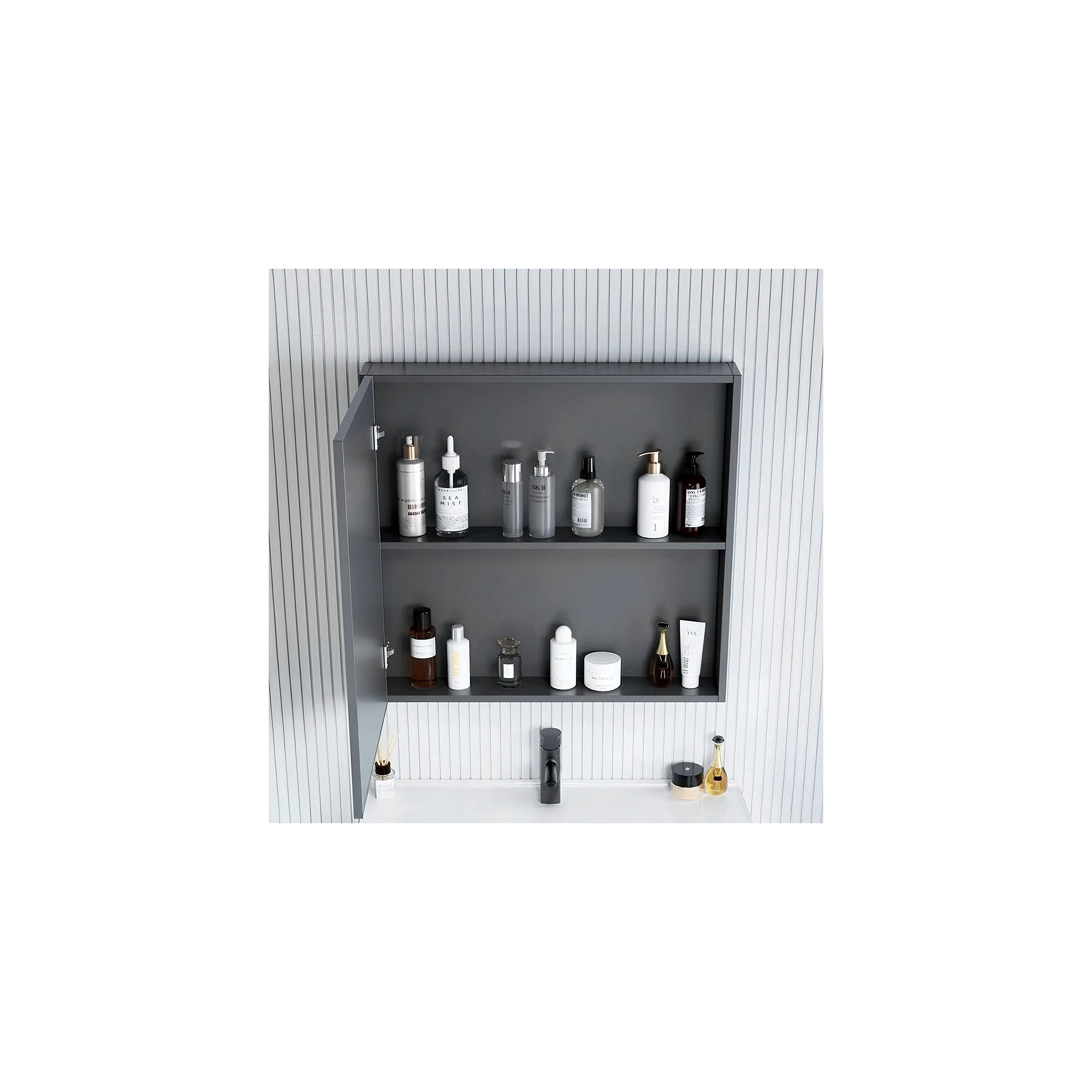 Комплект мебели за баня с мивка Denver 80cm Grey