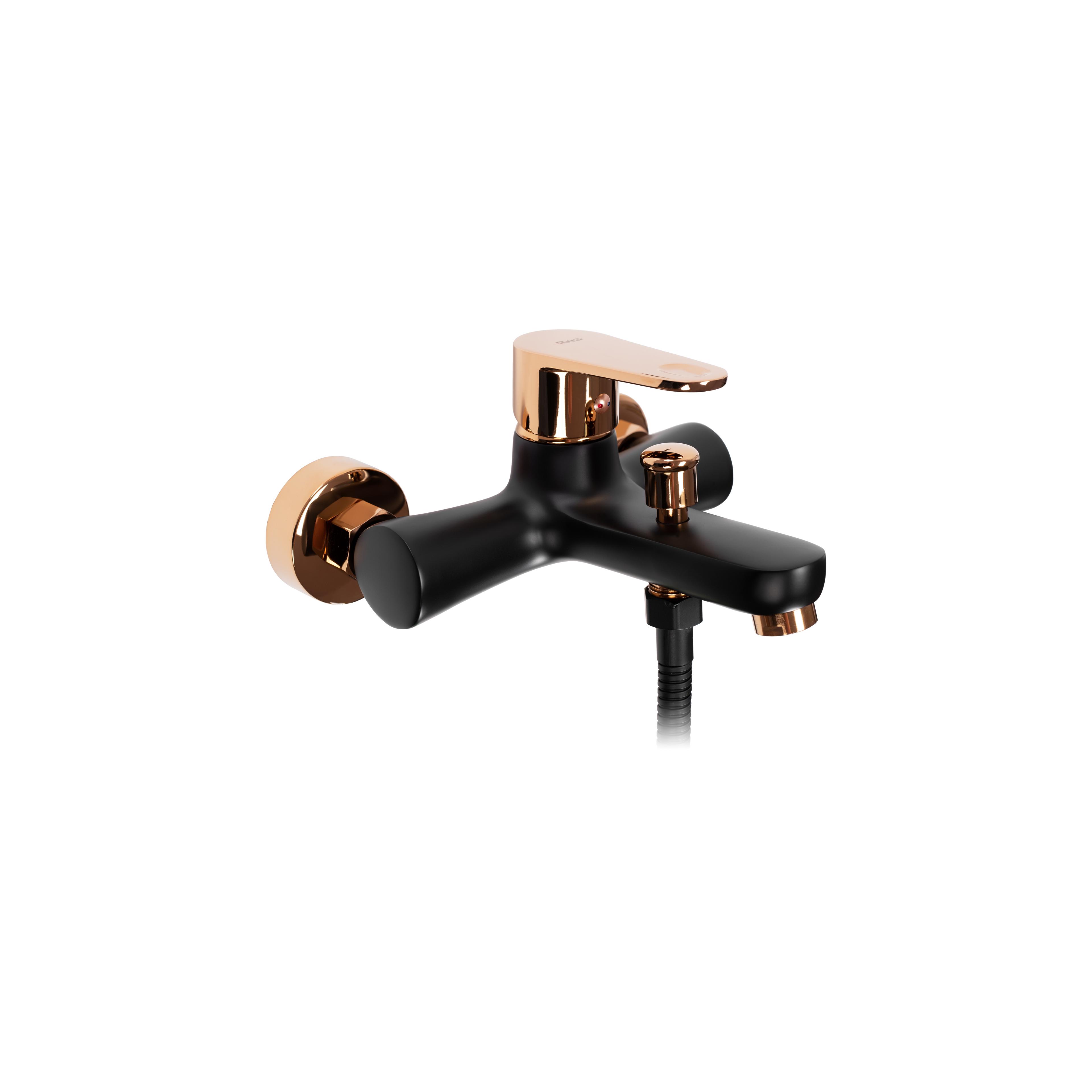 Wannenarmatur REA Mild Black Rose Gold