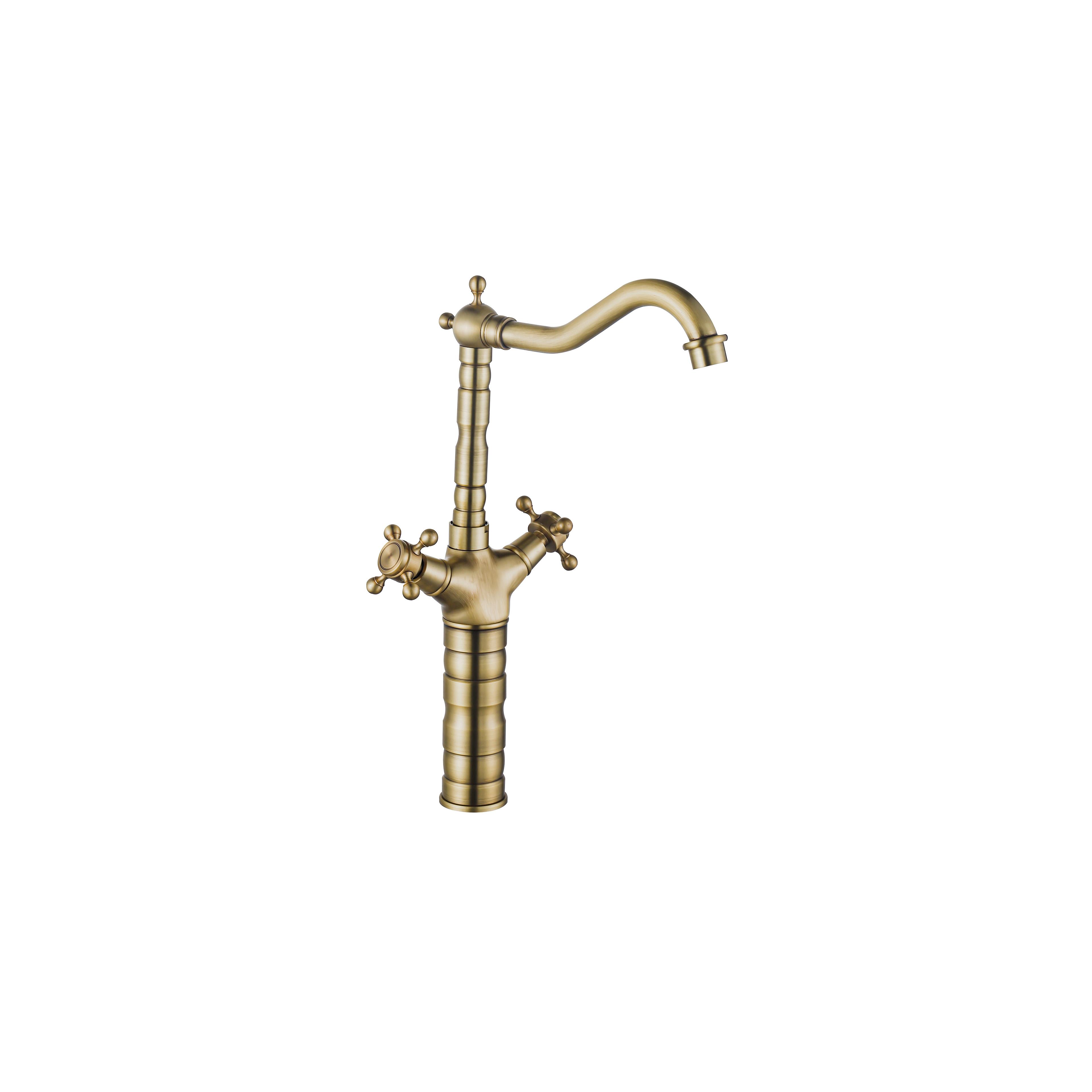 Waschbeckenarmatur Rea Rustico antique gold