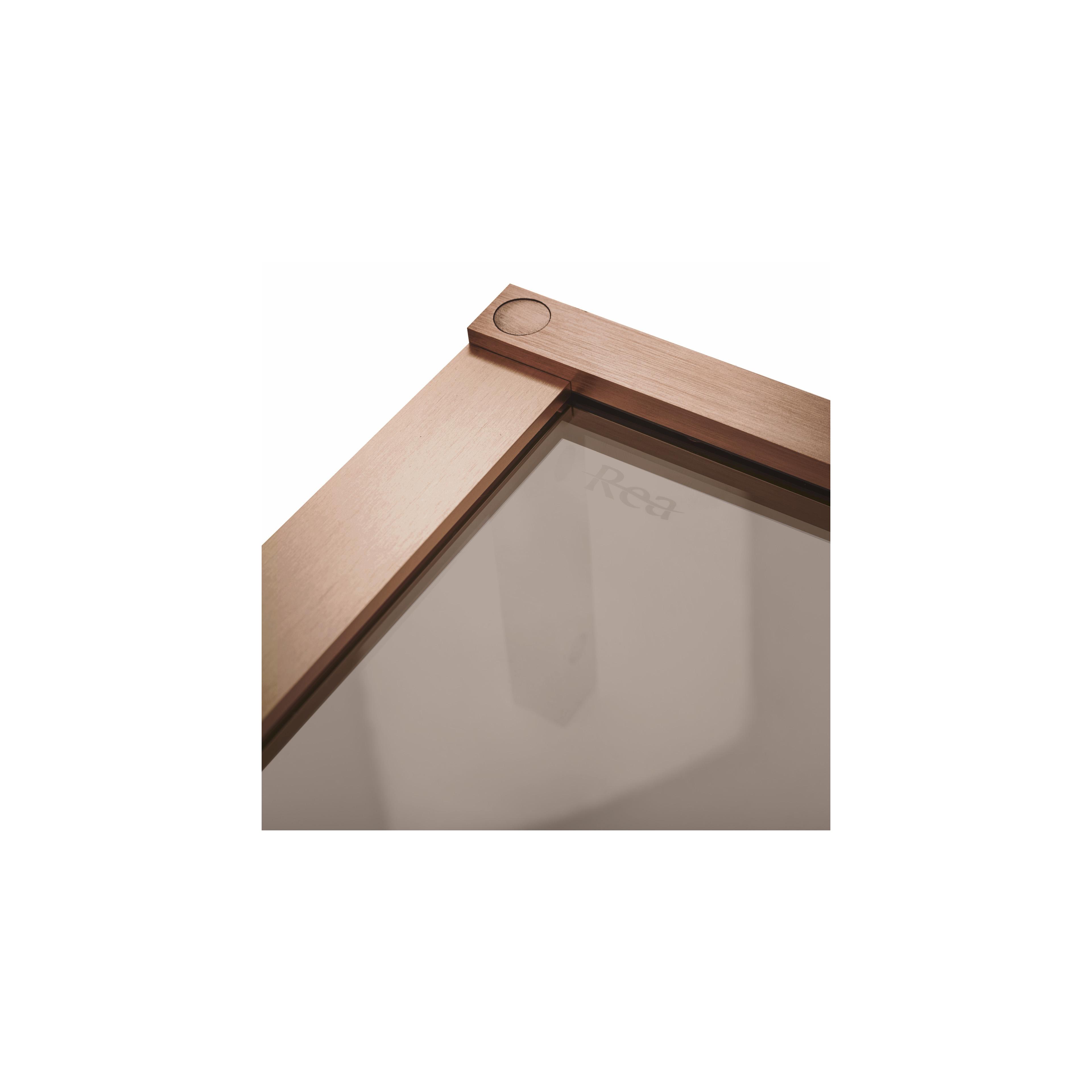 Duschkabine REA Hugo 80x90 Copper Brush