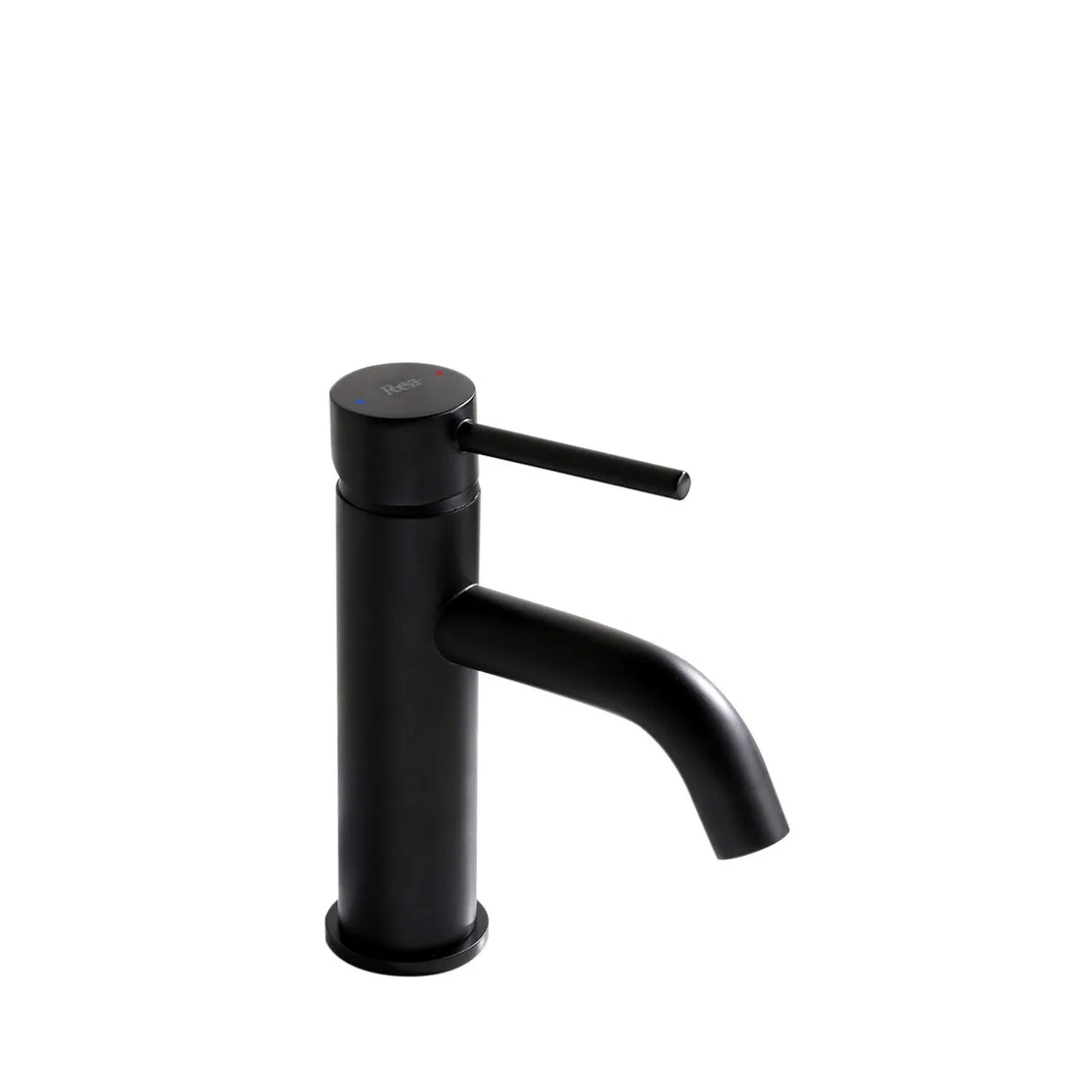 Bathroom faucet Rea Lungo BLACK Low