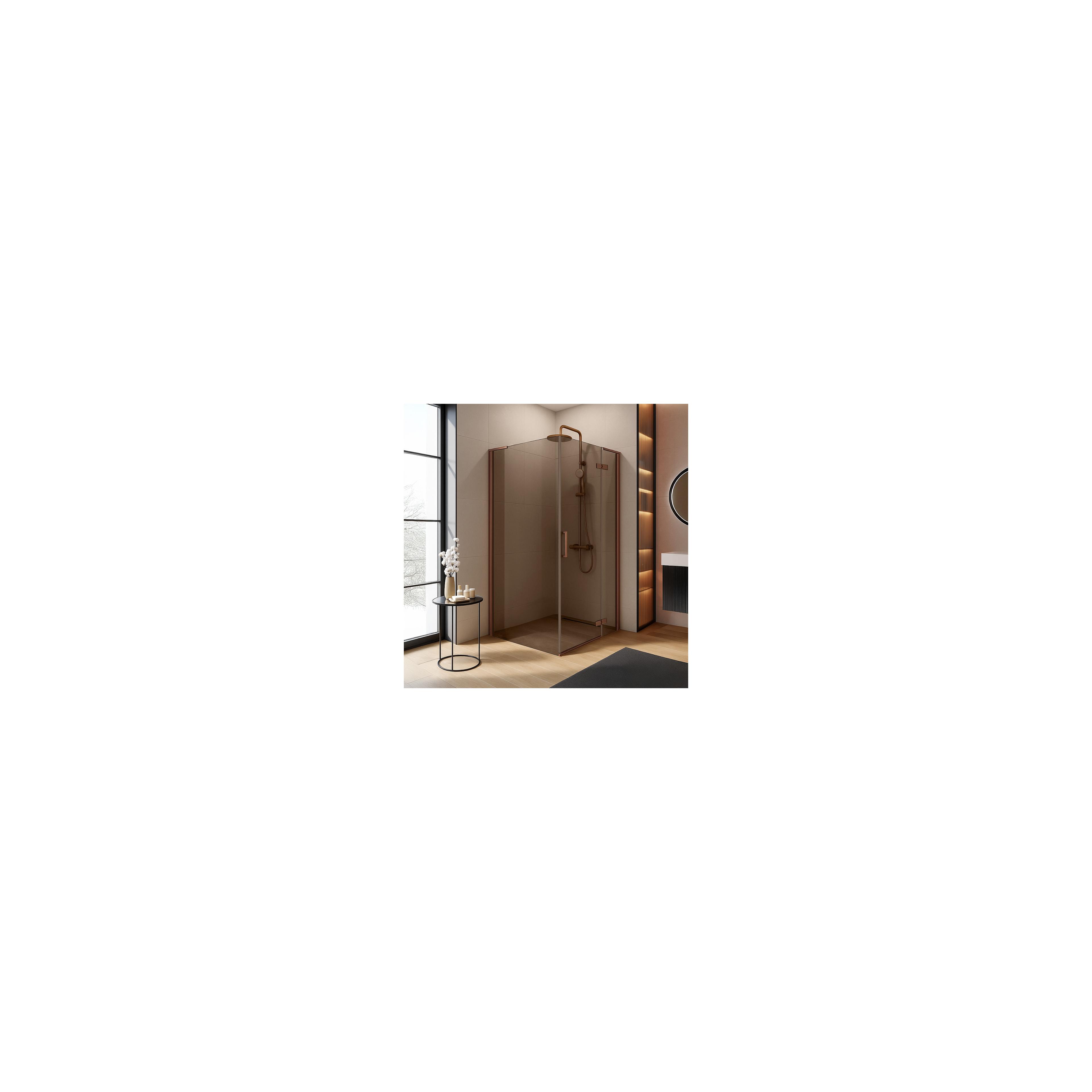 Duschkabine REA Hugo 80x90 Copper Brush