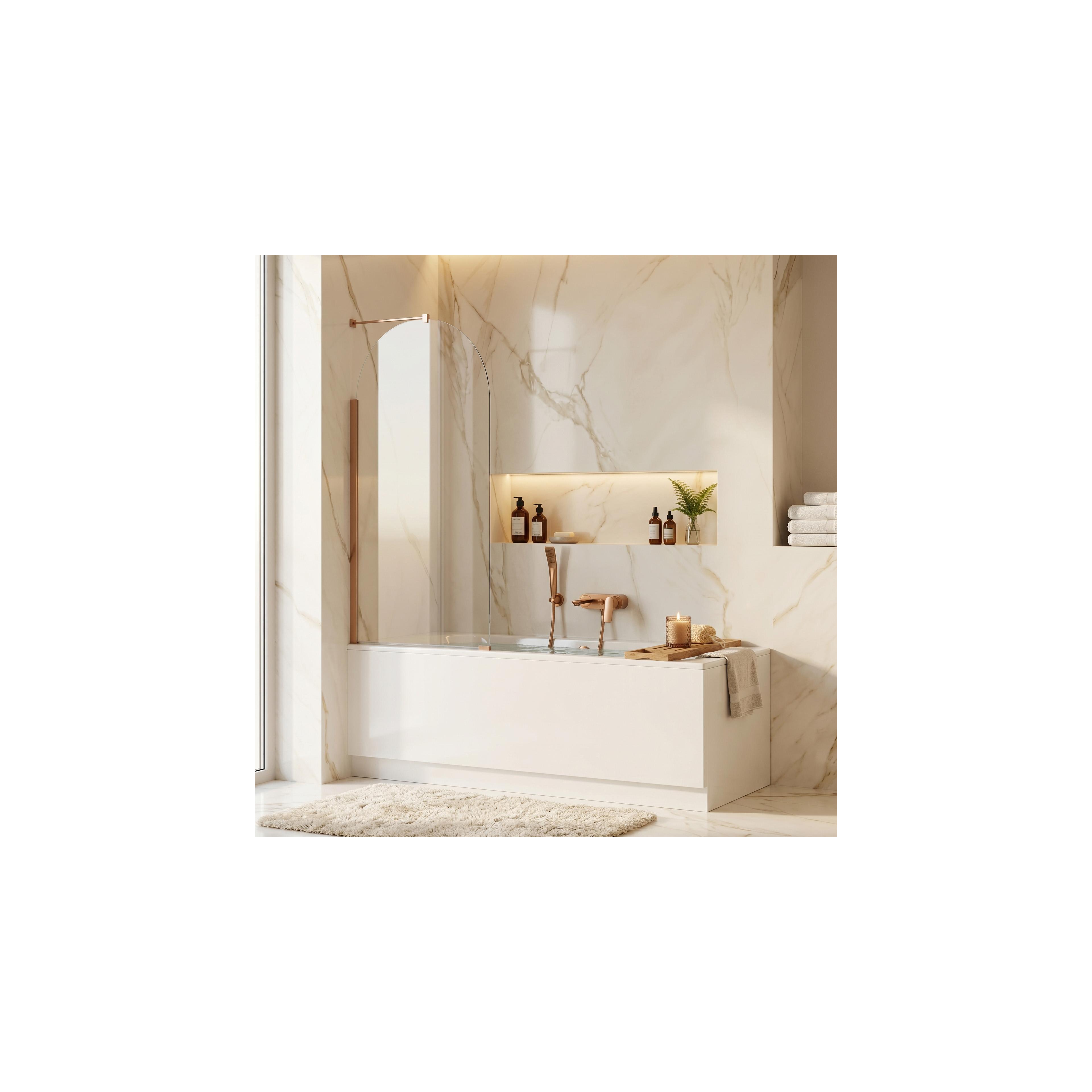 Badewanneaufsatz Rea Elegant Gold Brush 80