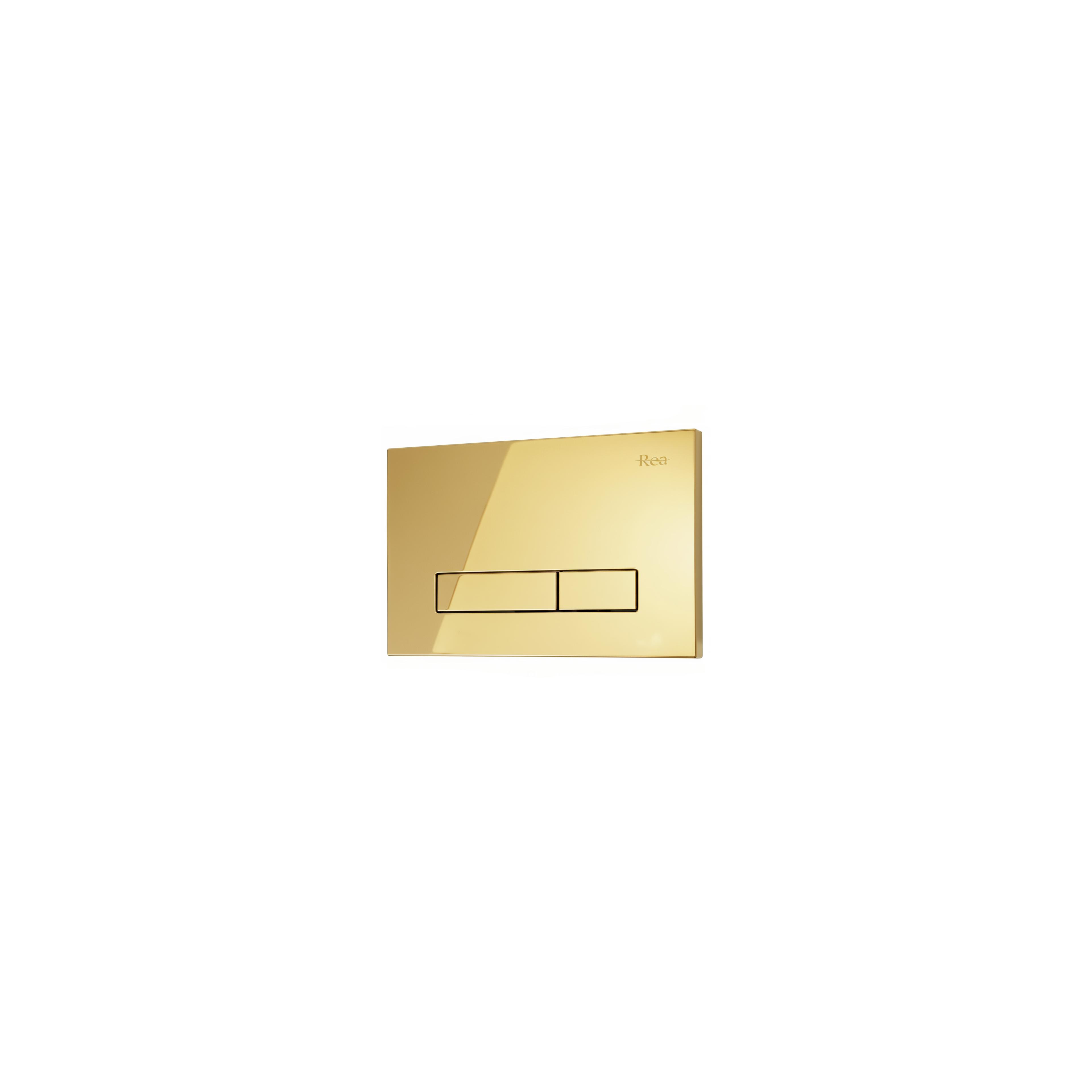 Toilet Flush Button WC Rea HD K011A-Q and Slim 024N Gold