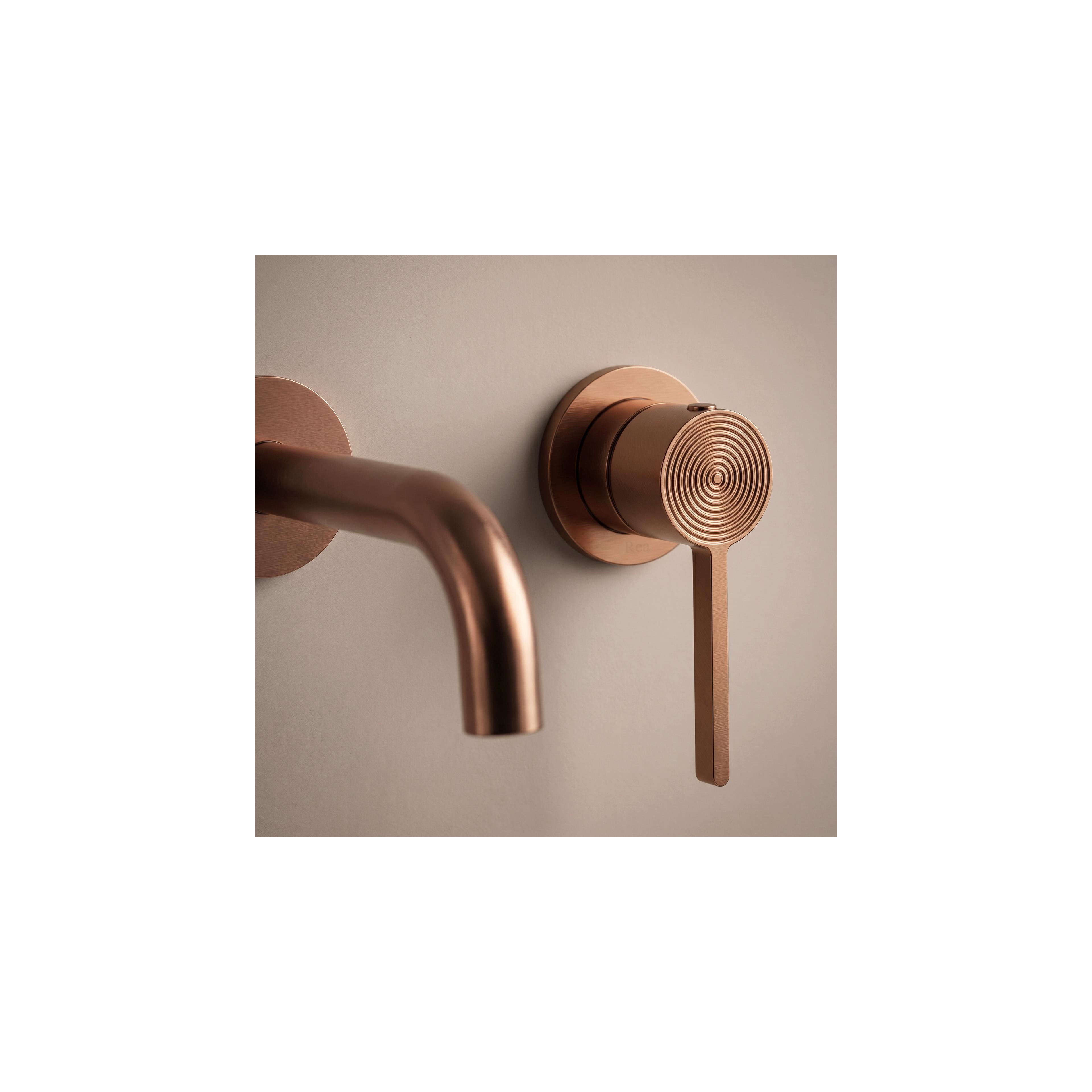 Inbouw wastafelkraan Rea Foster Brush Copper
