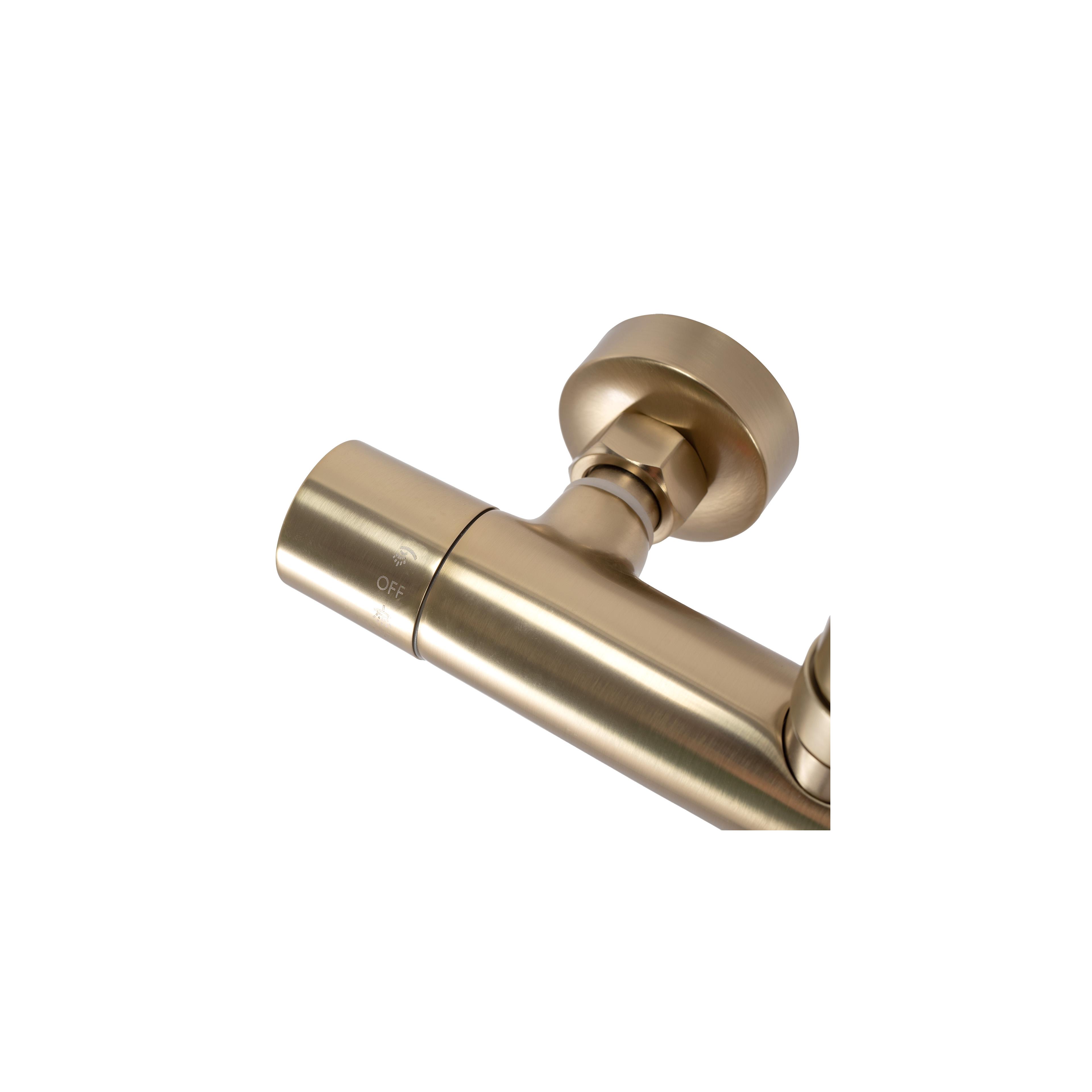 Tuš set s termostatom Rea PAROT BRUSHED GOLD