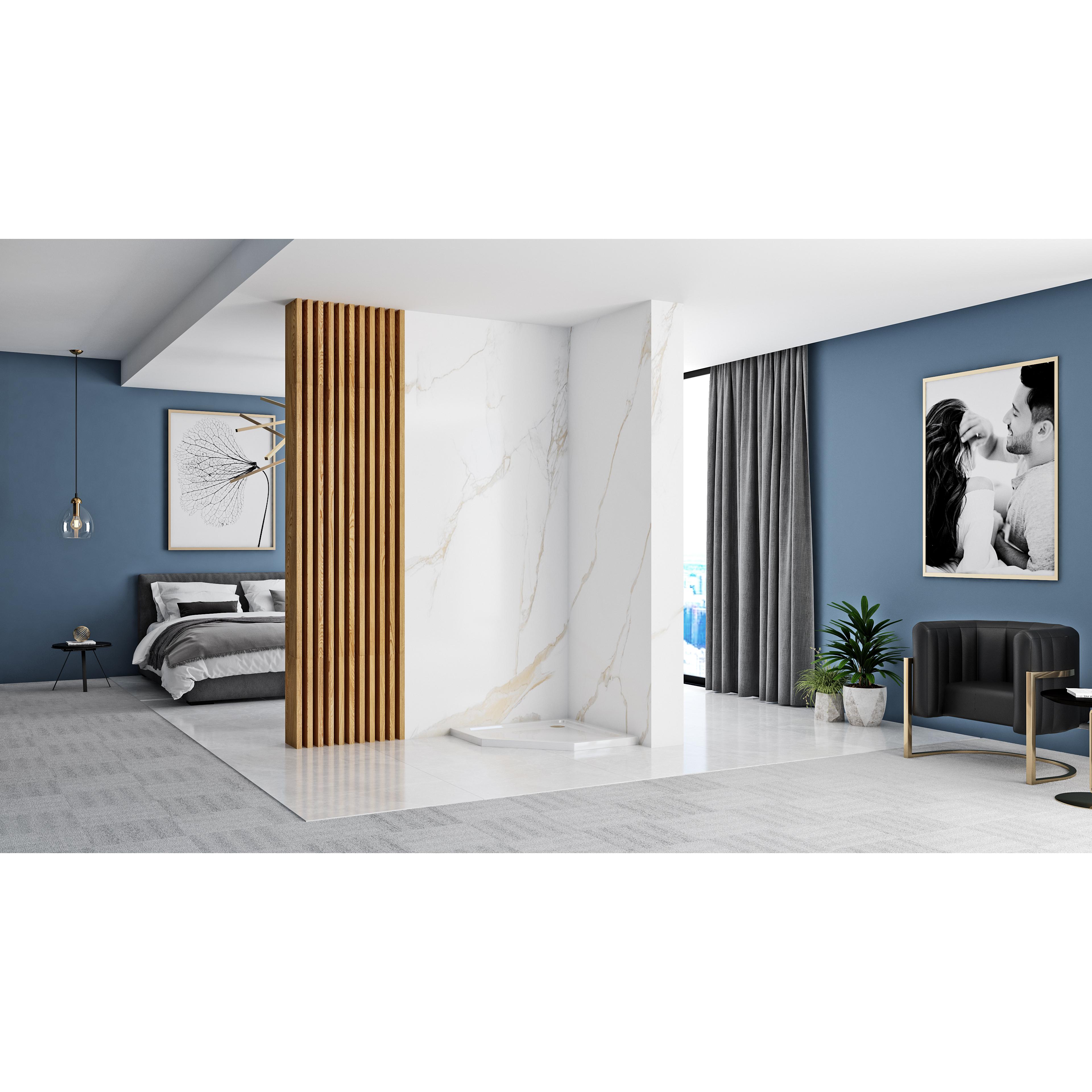 Καμπίνα ντους Rea DIAMOND 80x80 Black MAT