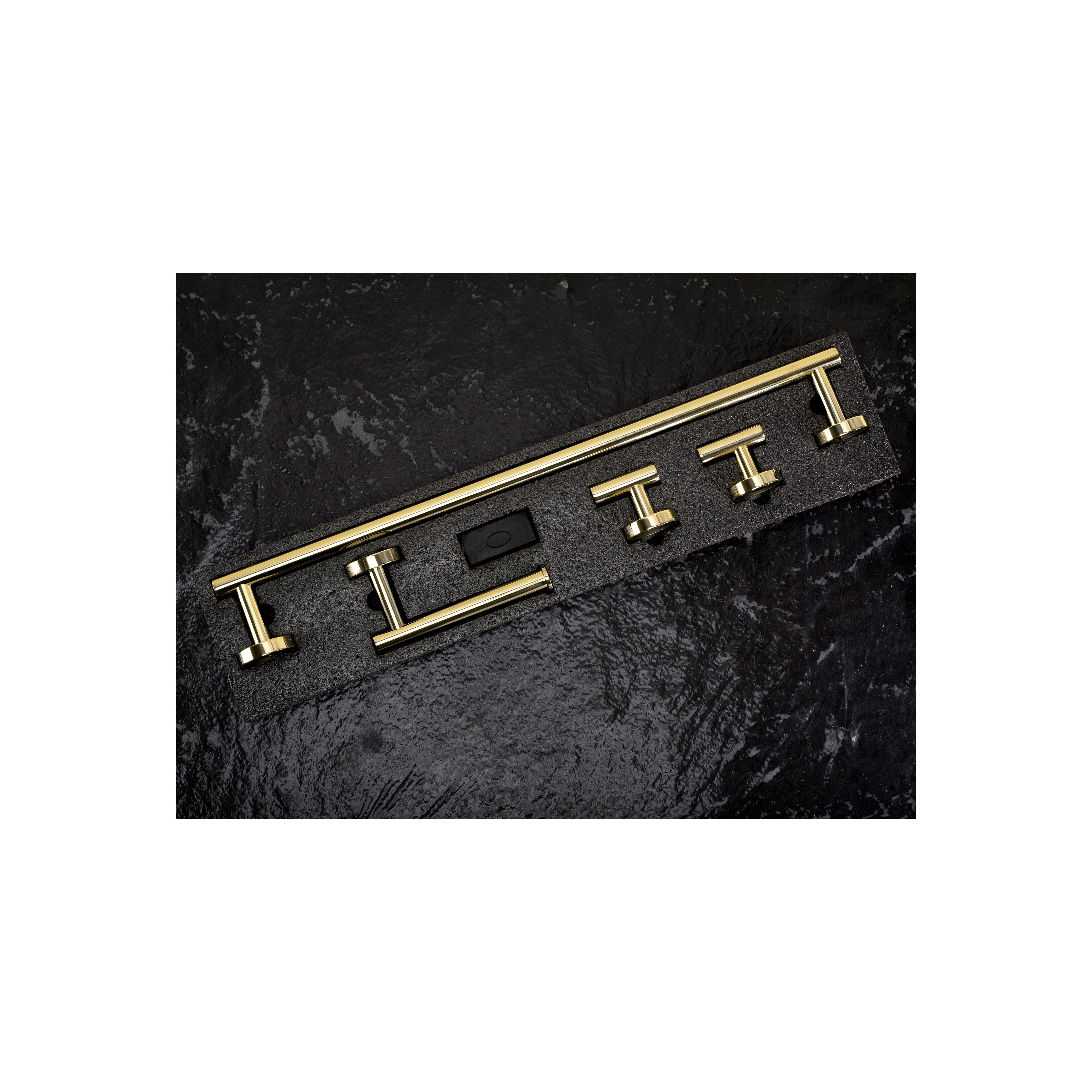 Badezimmer-Accessoire-Set Ari Gold  4-teilig