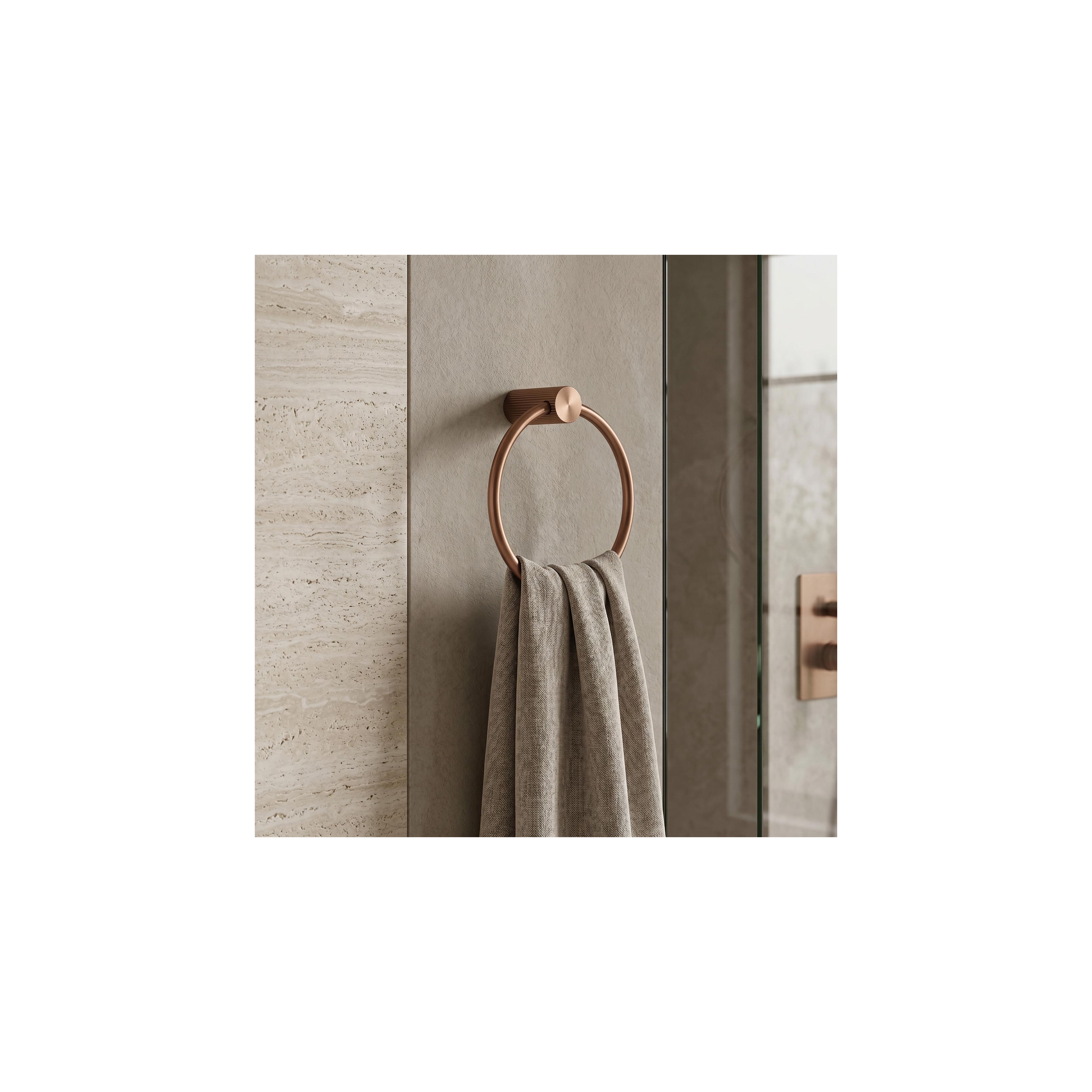 Badezimmerhaken Ring 64106 SOLO Brush Copper