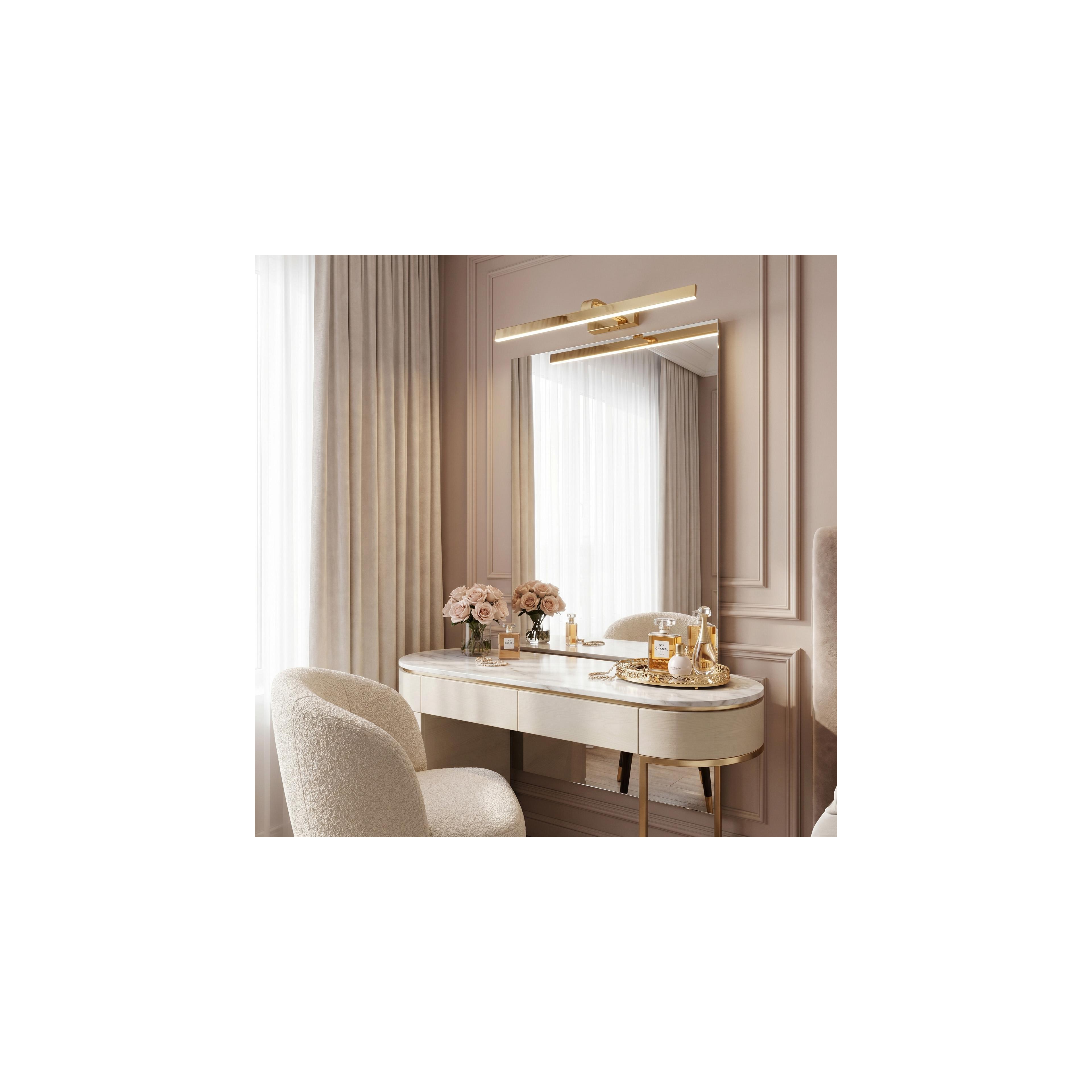 Bad LED-Wandleuchte SWE006-1W 73cm GOLD
