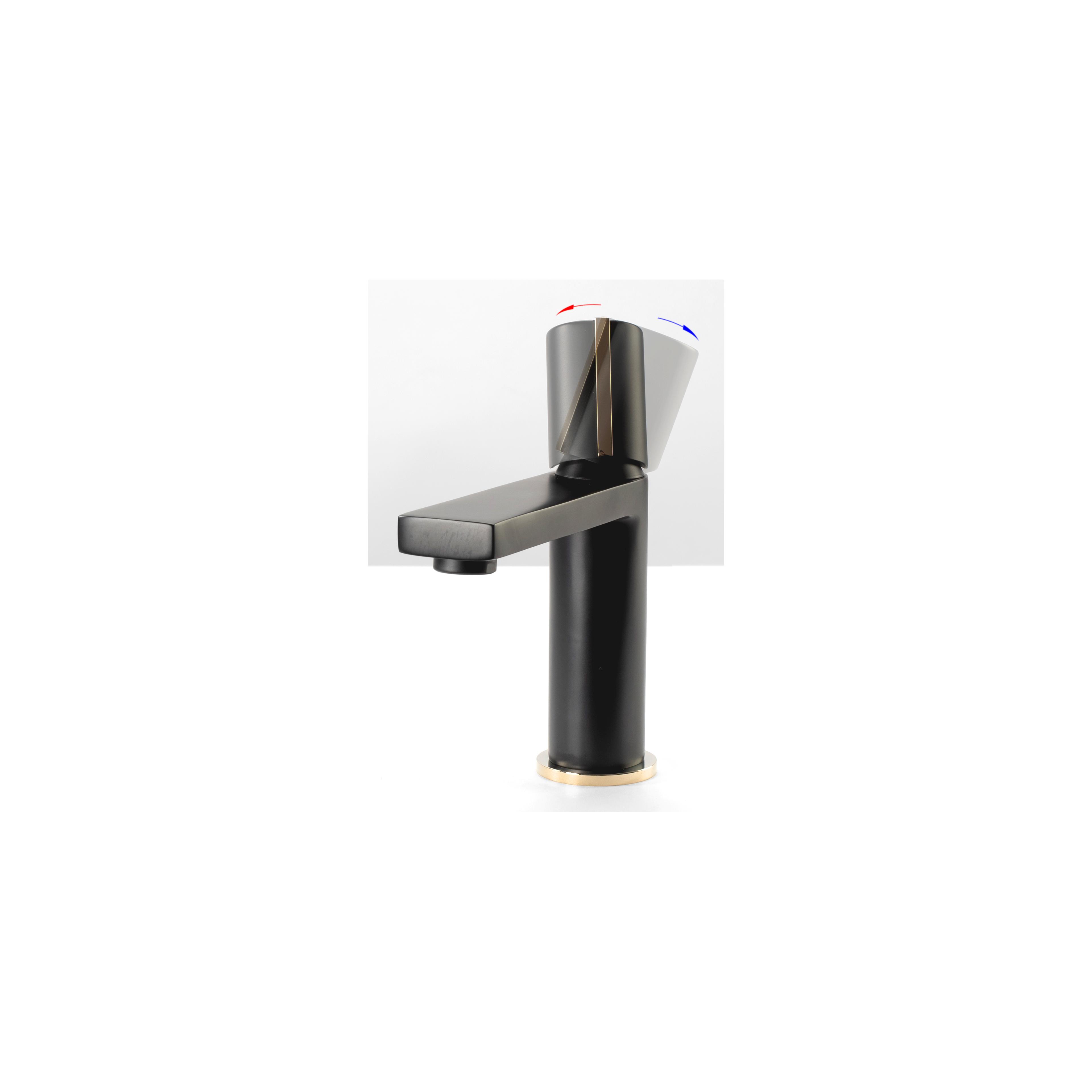 Izlietnes maisītājs REA ICON Black Gold Low