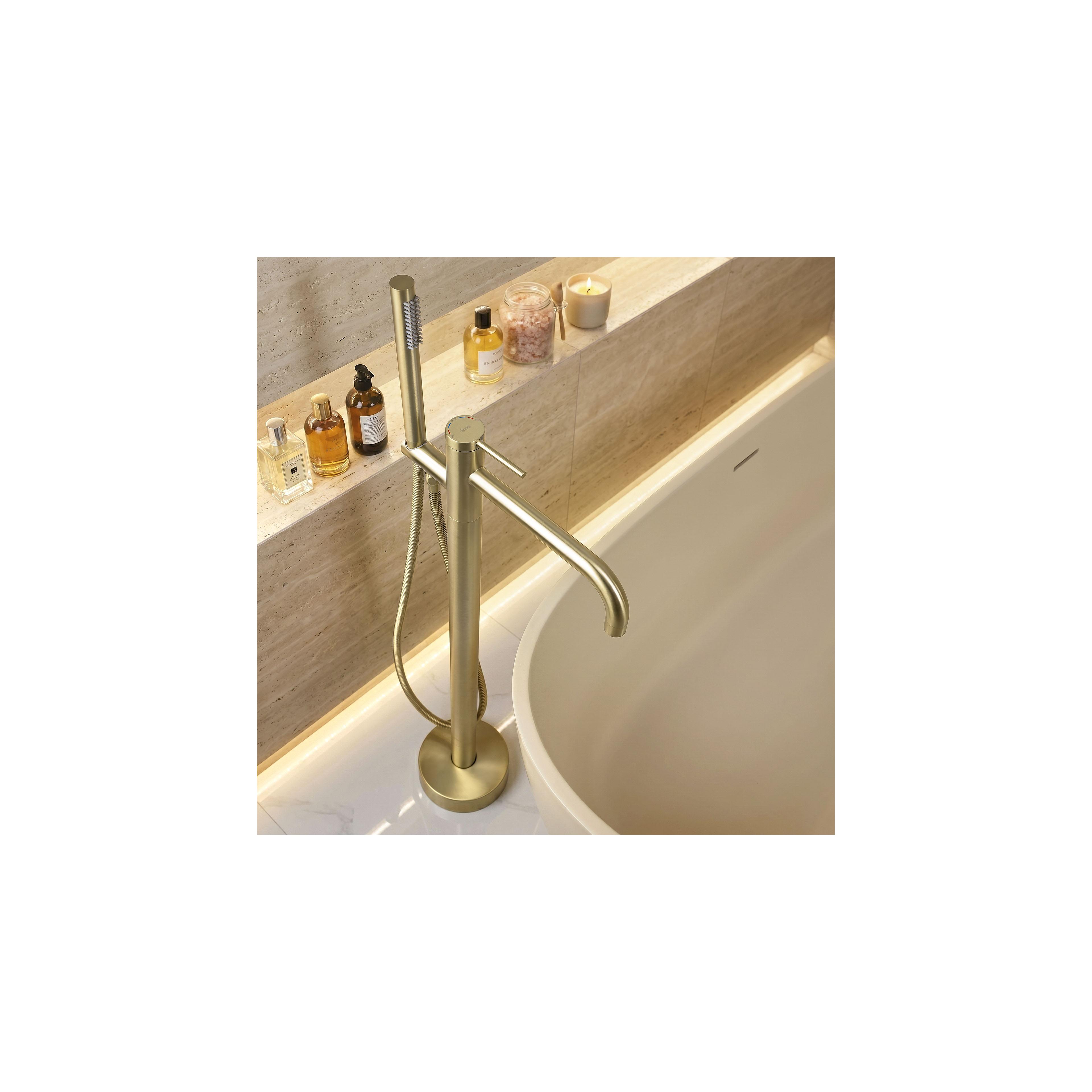 Frei stehende Armatur Rea Clif Brush Gold