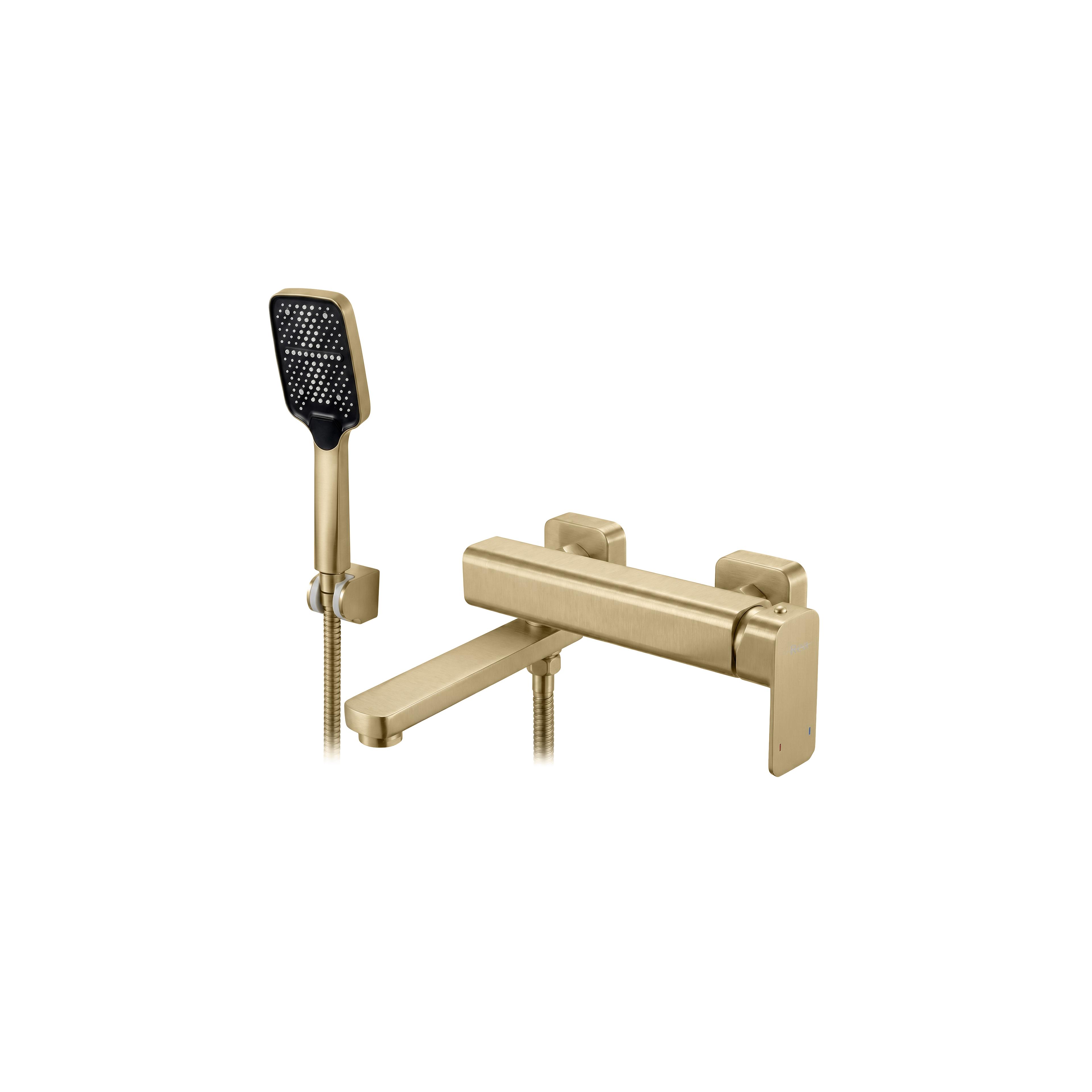 Wannenarmatur Rea Arlo Gold Brush