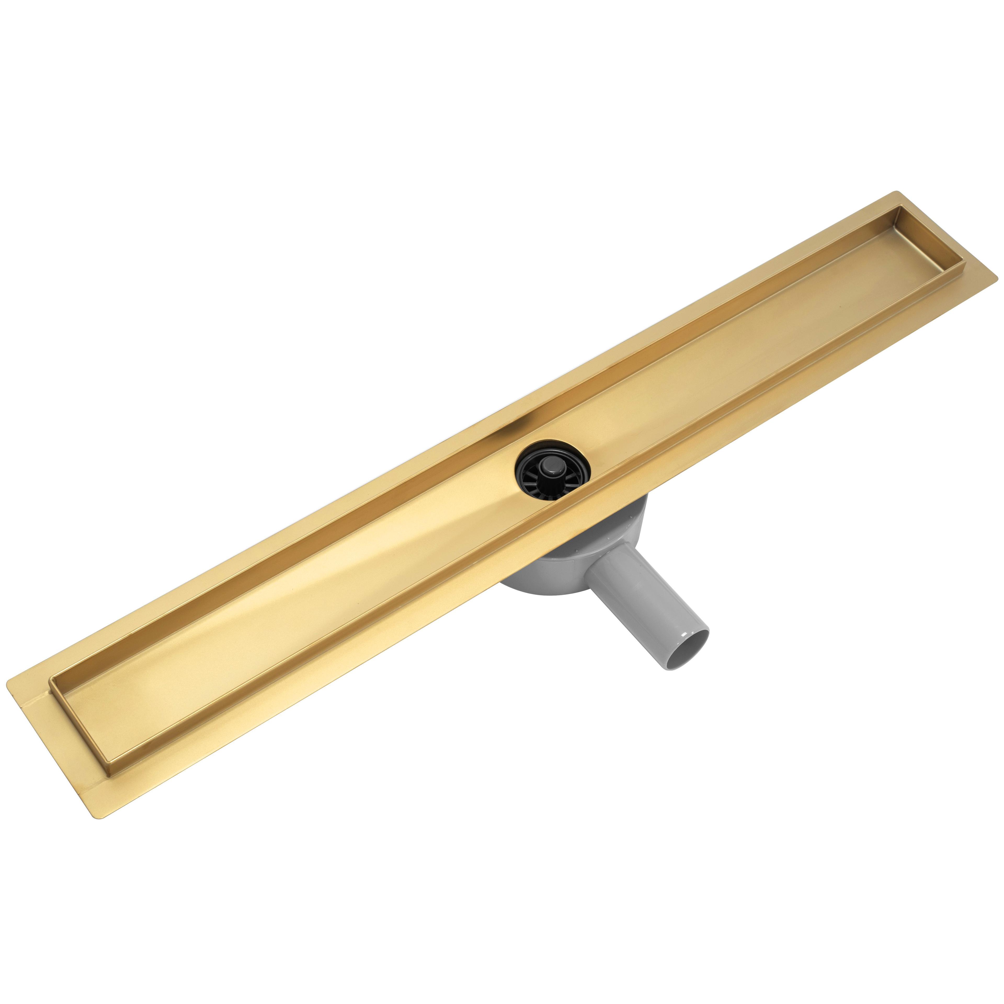 Linear drainage Rea Greek PRO MIRROR GOLD 70