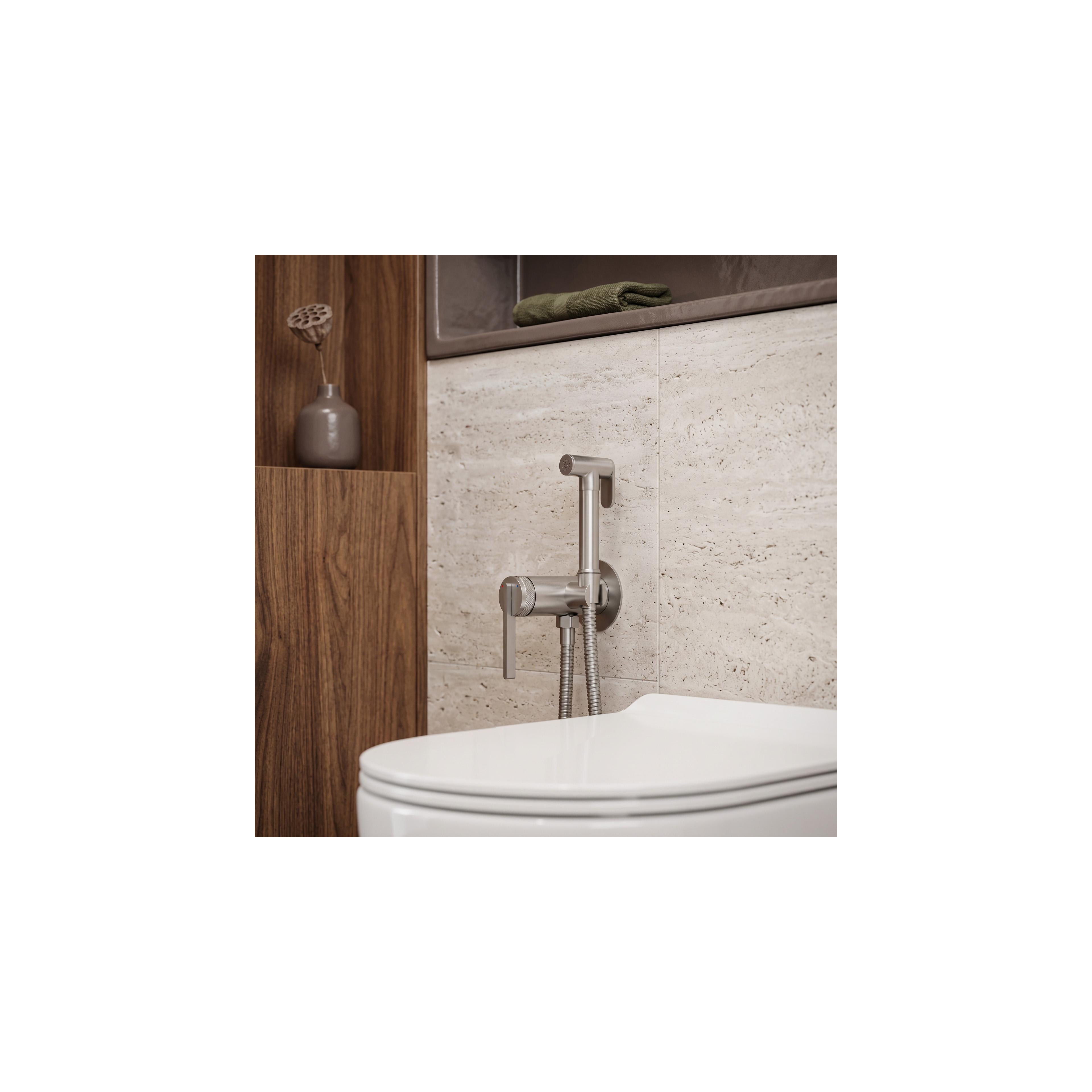 Bidettblandare REA Grace Brush Nickel