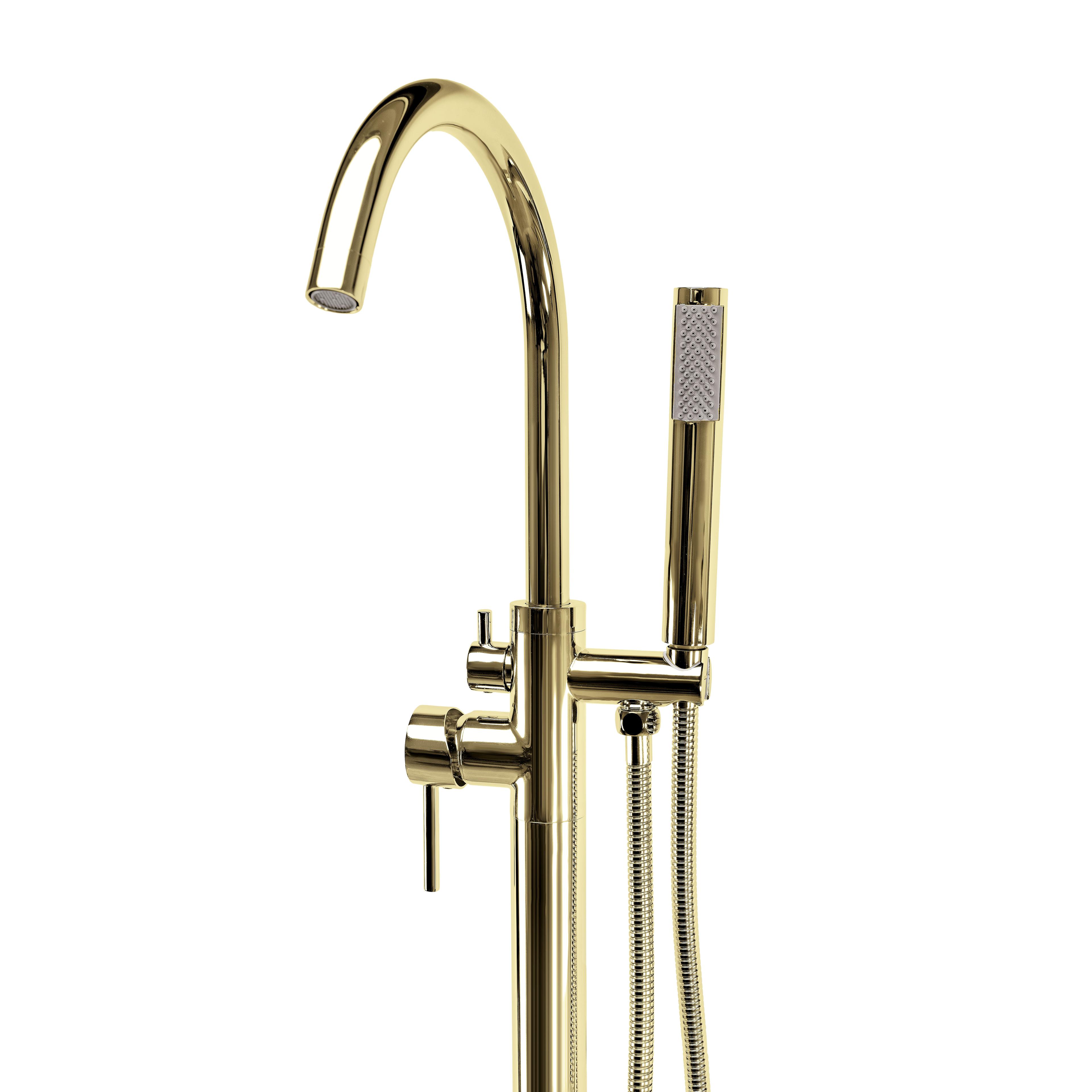 Frei stehende Armatur Rea Lungo Gold