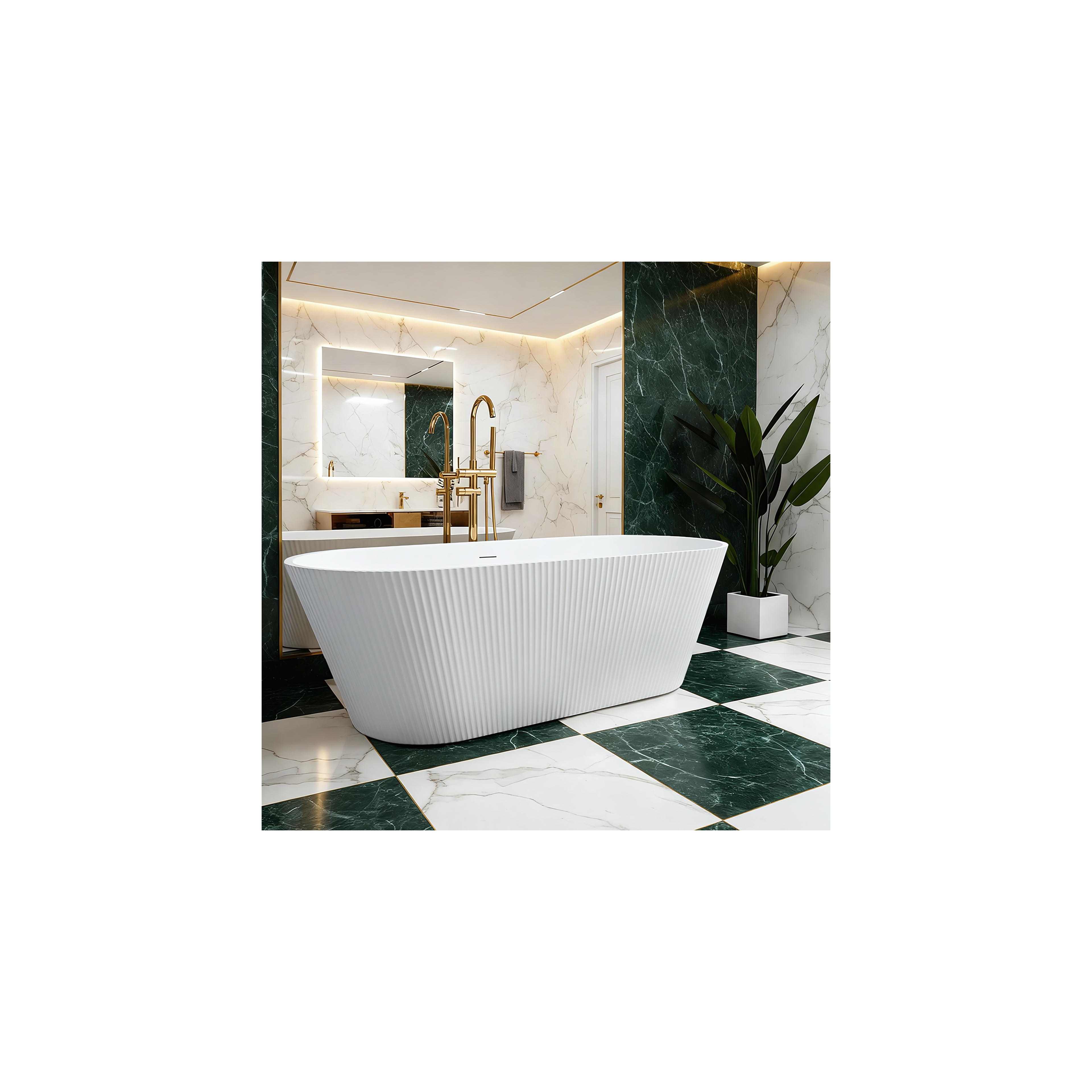 Baignoire autoportante en acrylique OFELIA 170