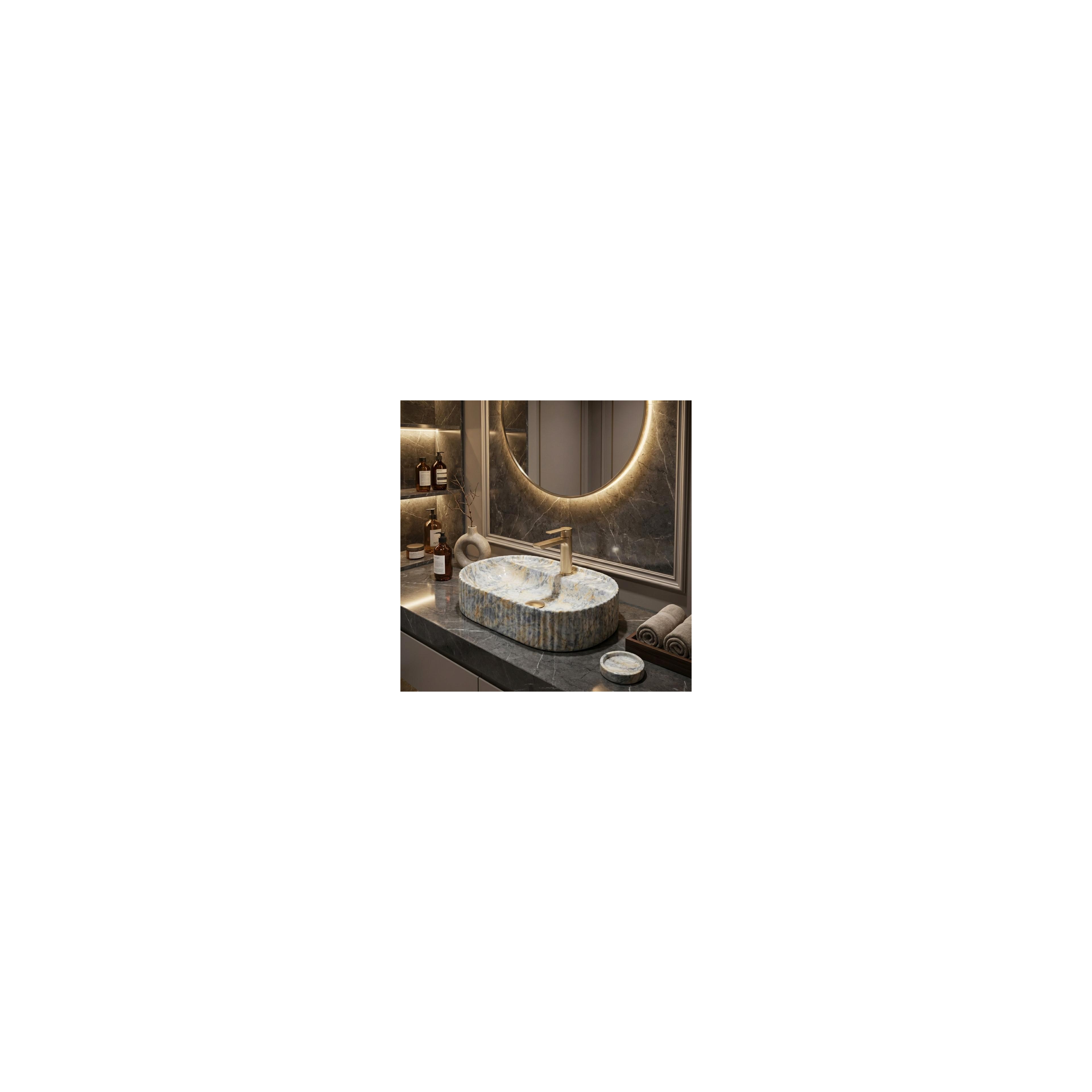 Umywalka nablatowa Rea Marcela 60 Ruststone