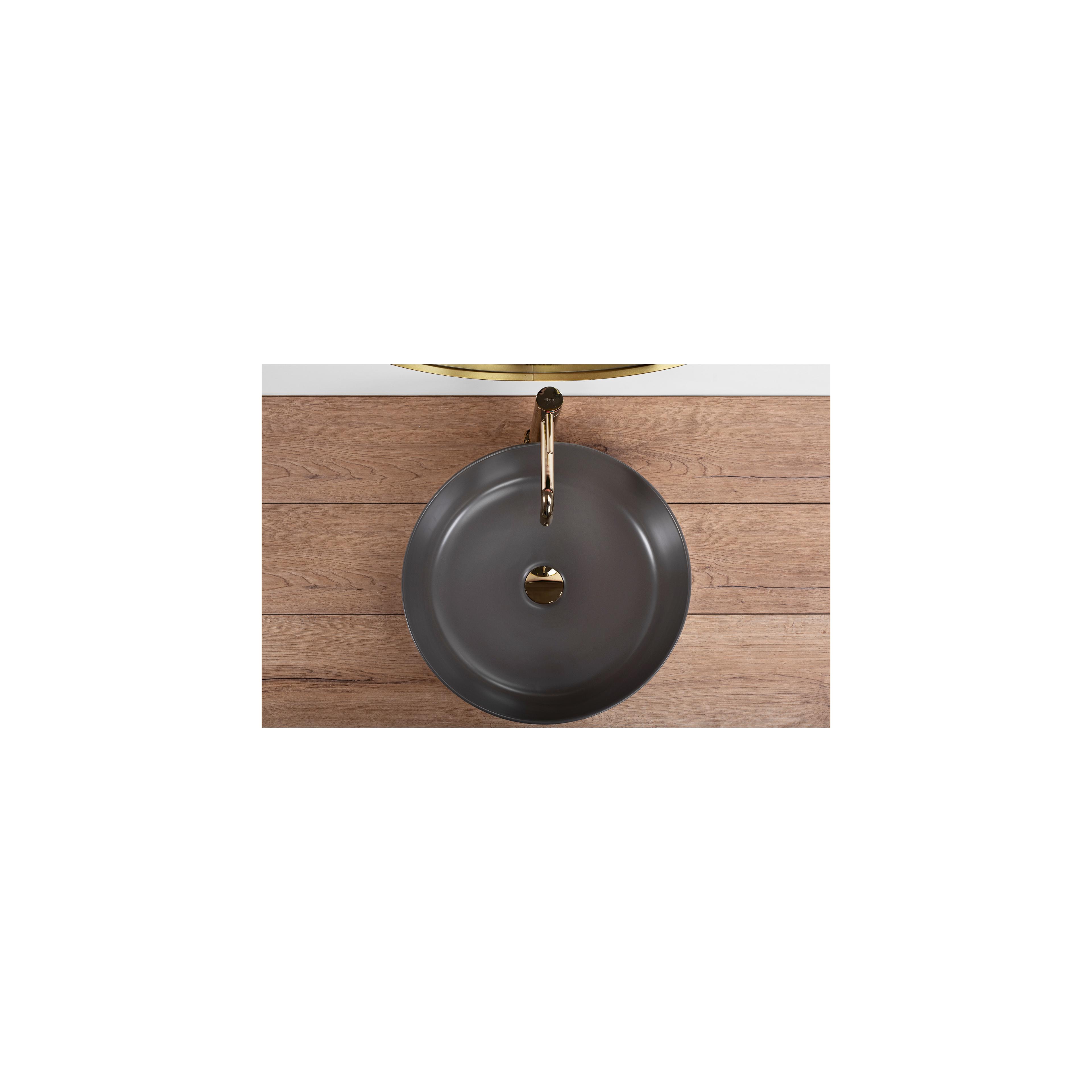 Aufsatzwaschbecken Rea Elma warm grey mat
