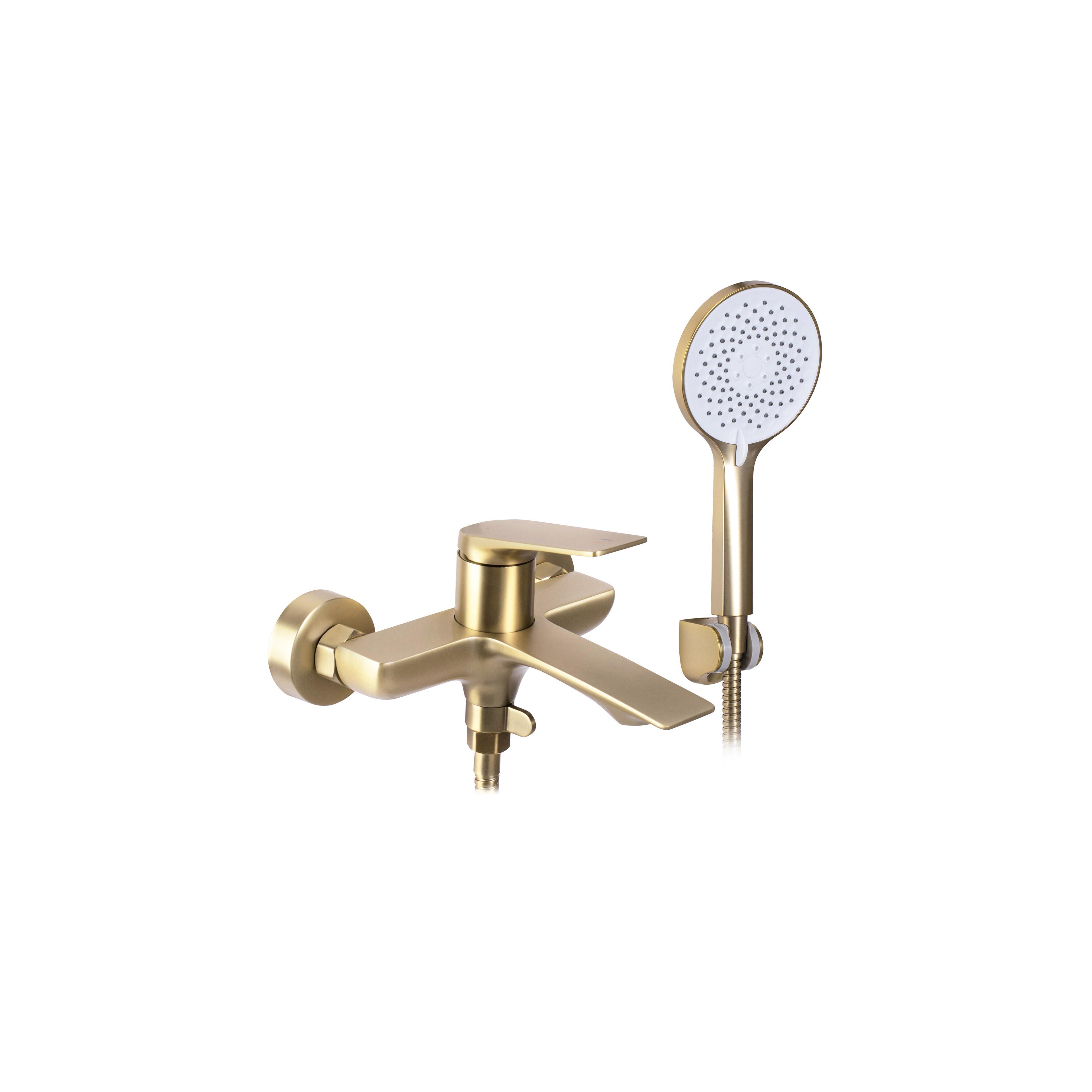 Bath faucet REA AVALON Bursh Gold