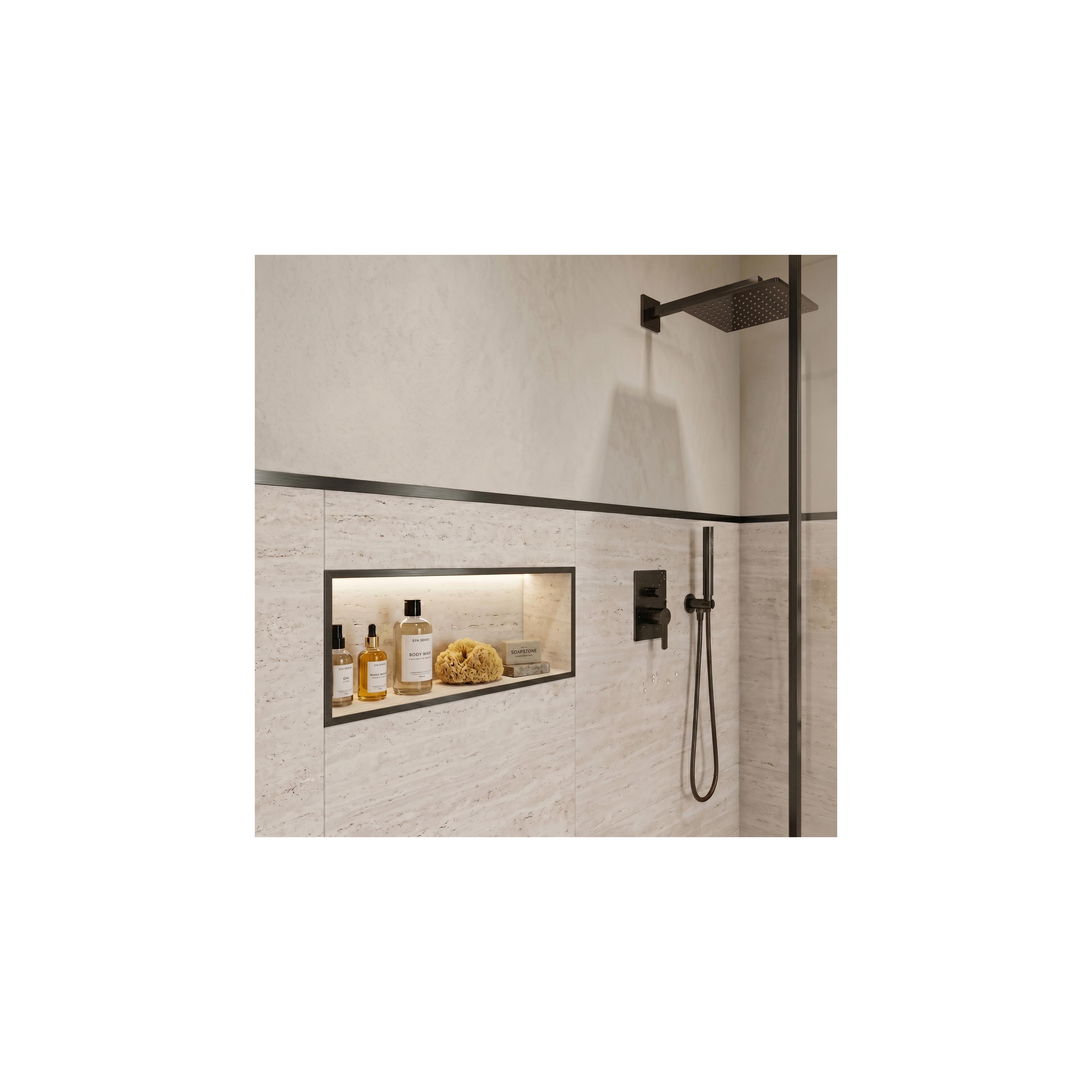 Selbstklebende Zierleiste Rea P14454CD 3,8cm Brush Black