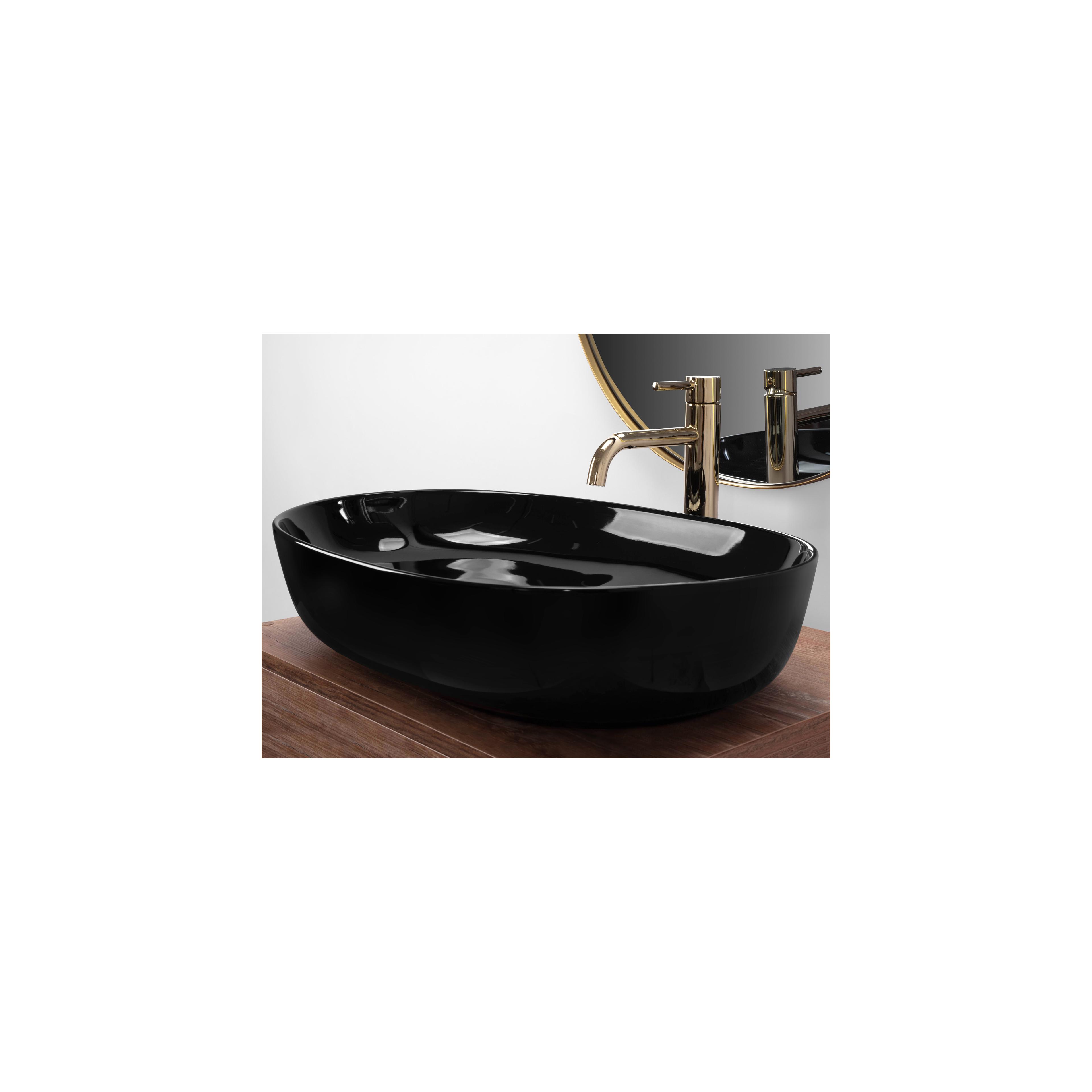 Aufsatzwaschbecken Rea CLEO Black