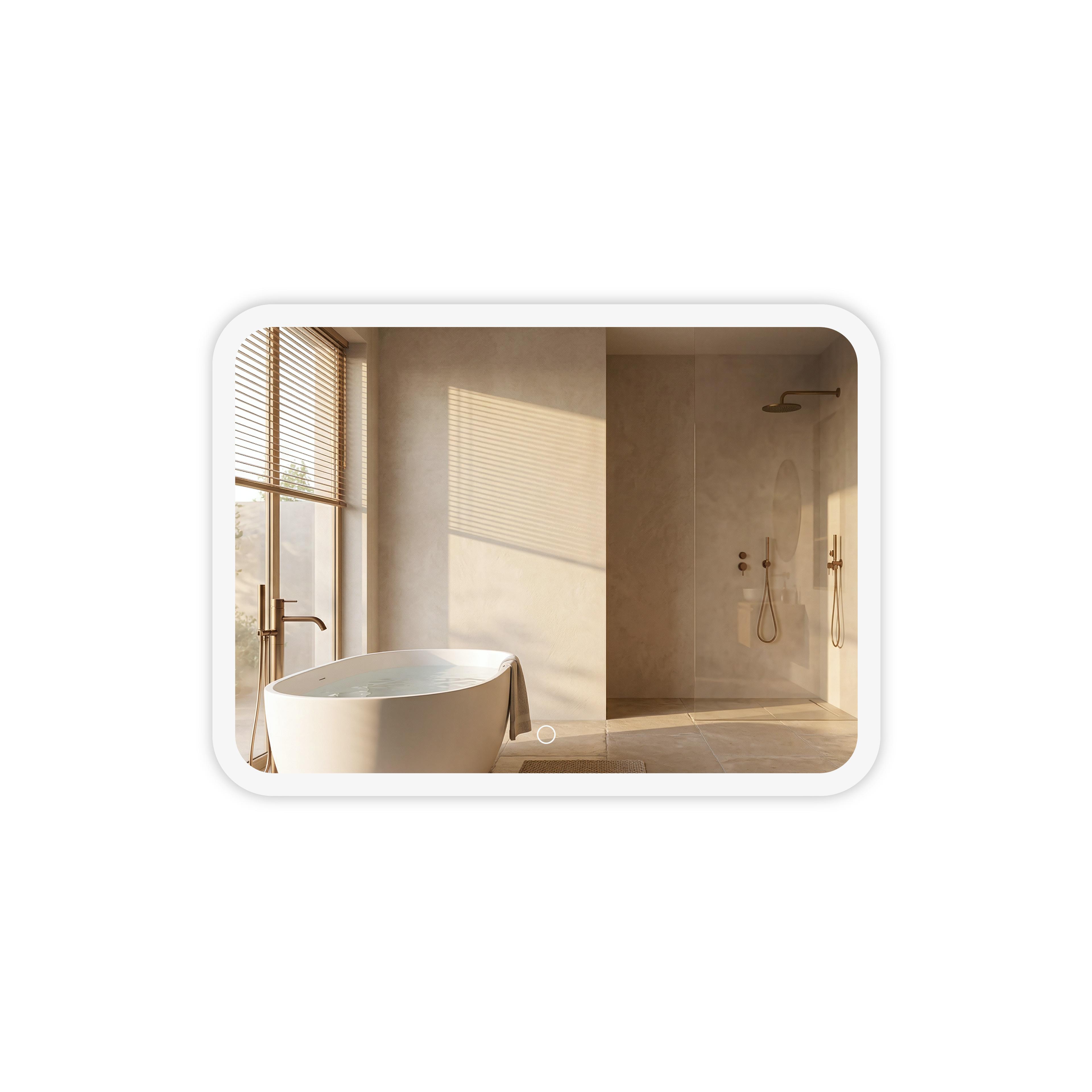 Spiegel LED 80x60cm TOP-3