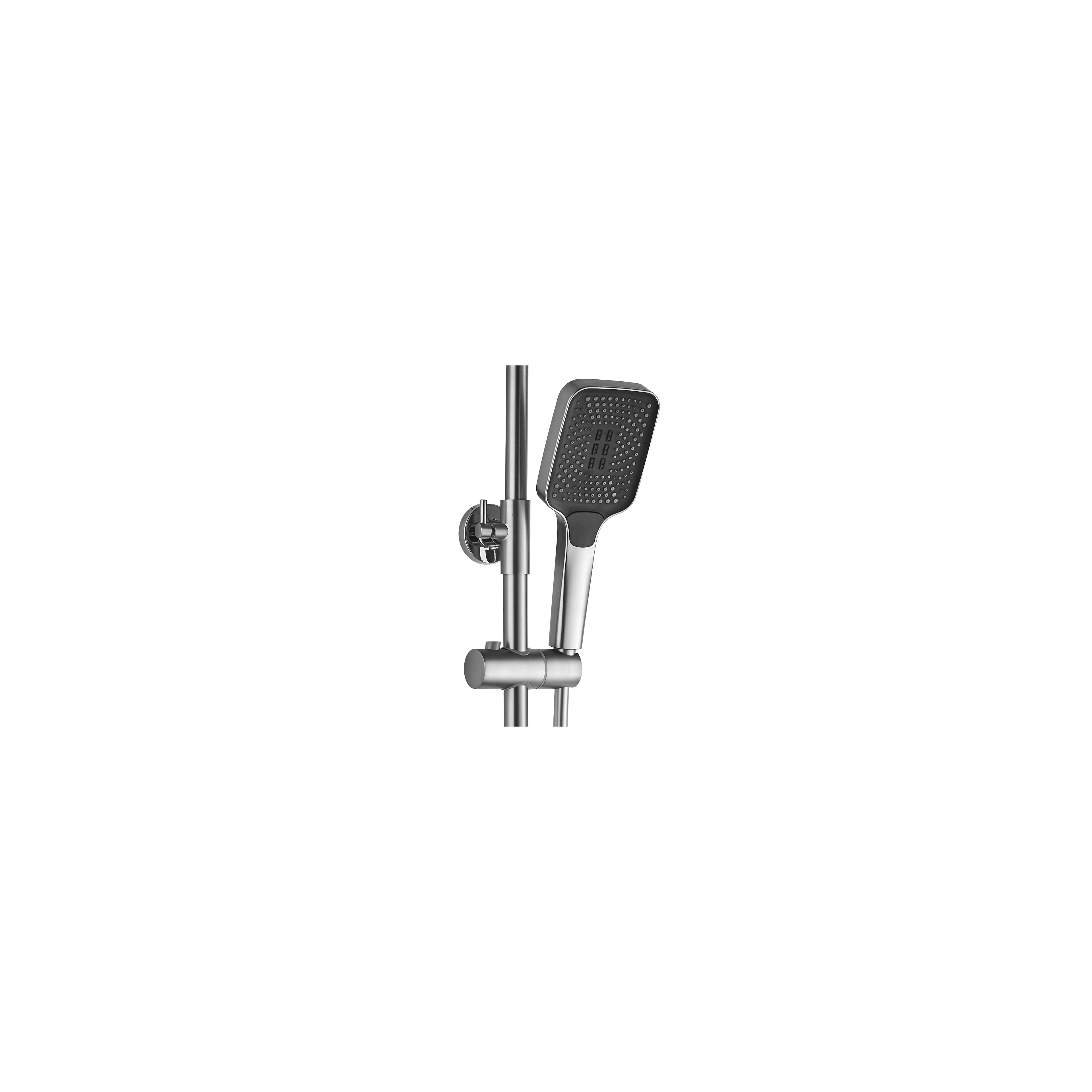 Sprchový set s termostatem REA ROB Nickiel Brush INOX