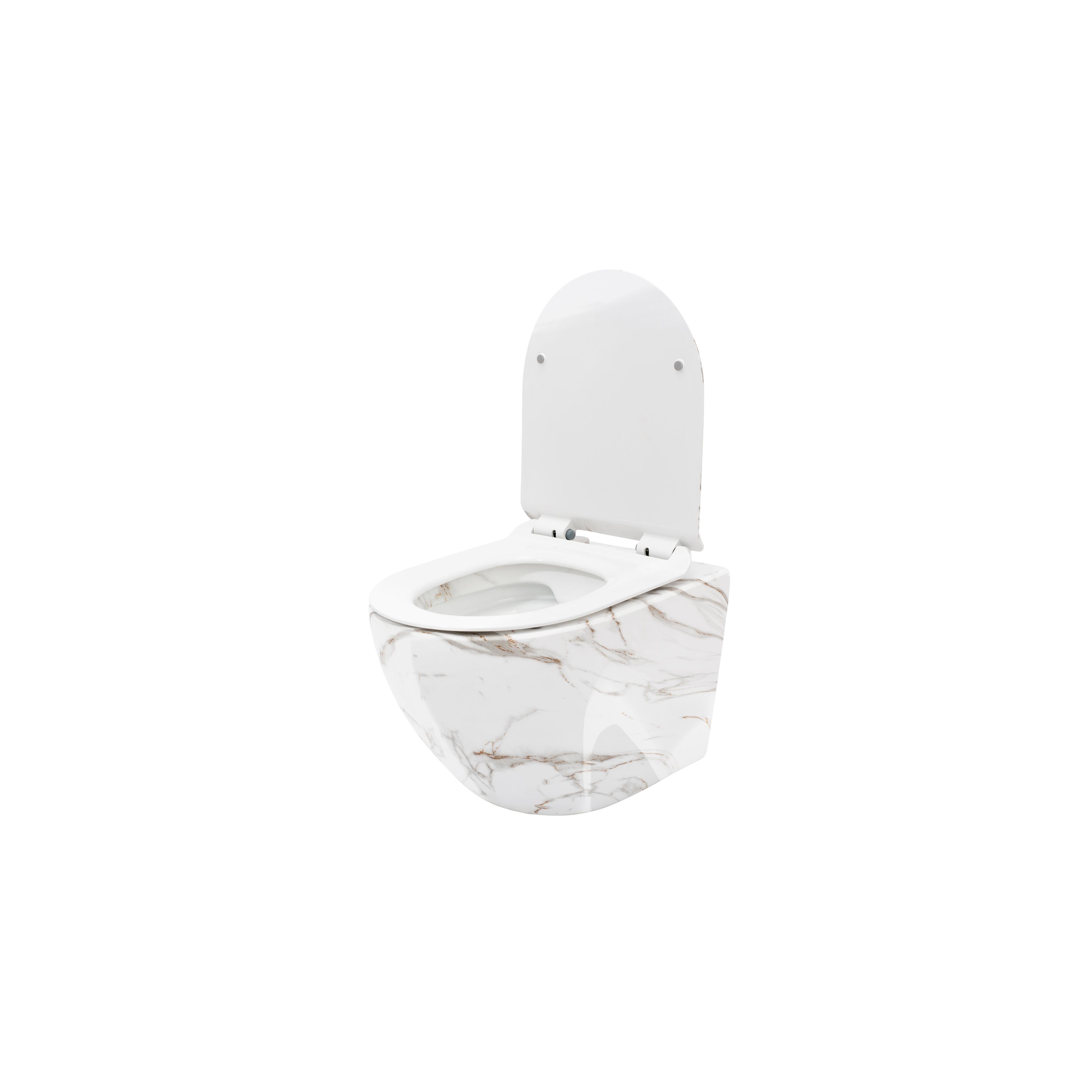 Toilet bowl Rea Carlos Slim Lava Shiny