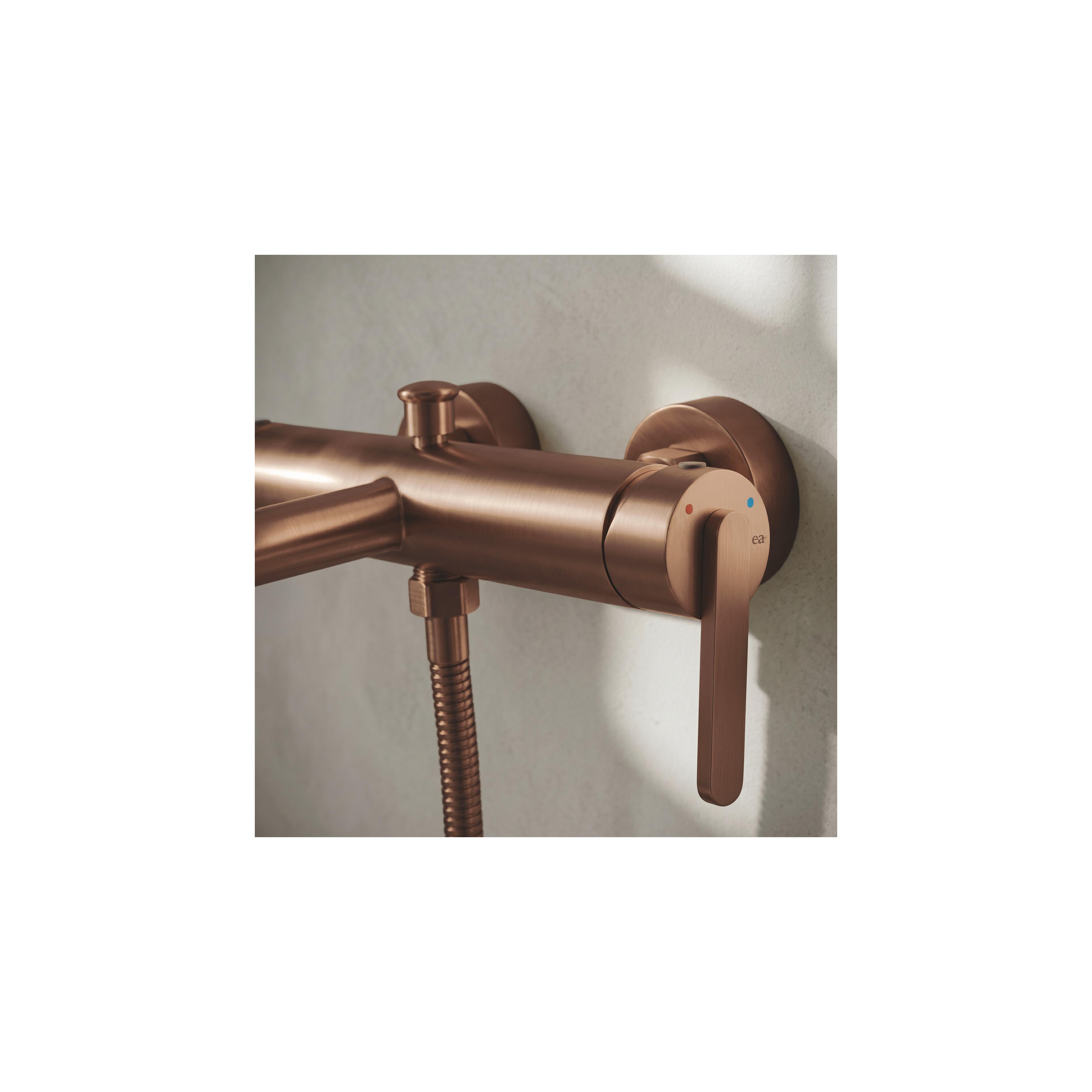 Wannenarmatur REA Ontario Side Brush Copper