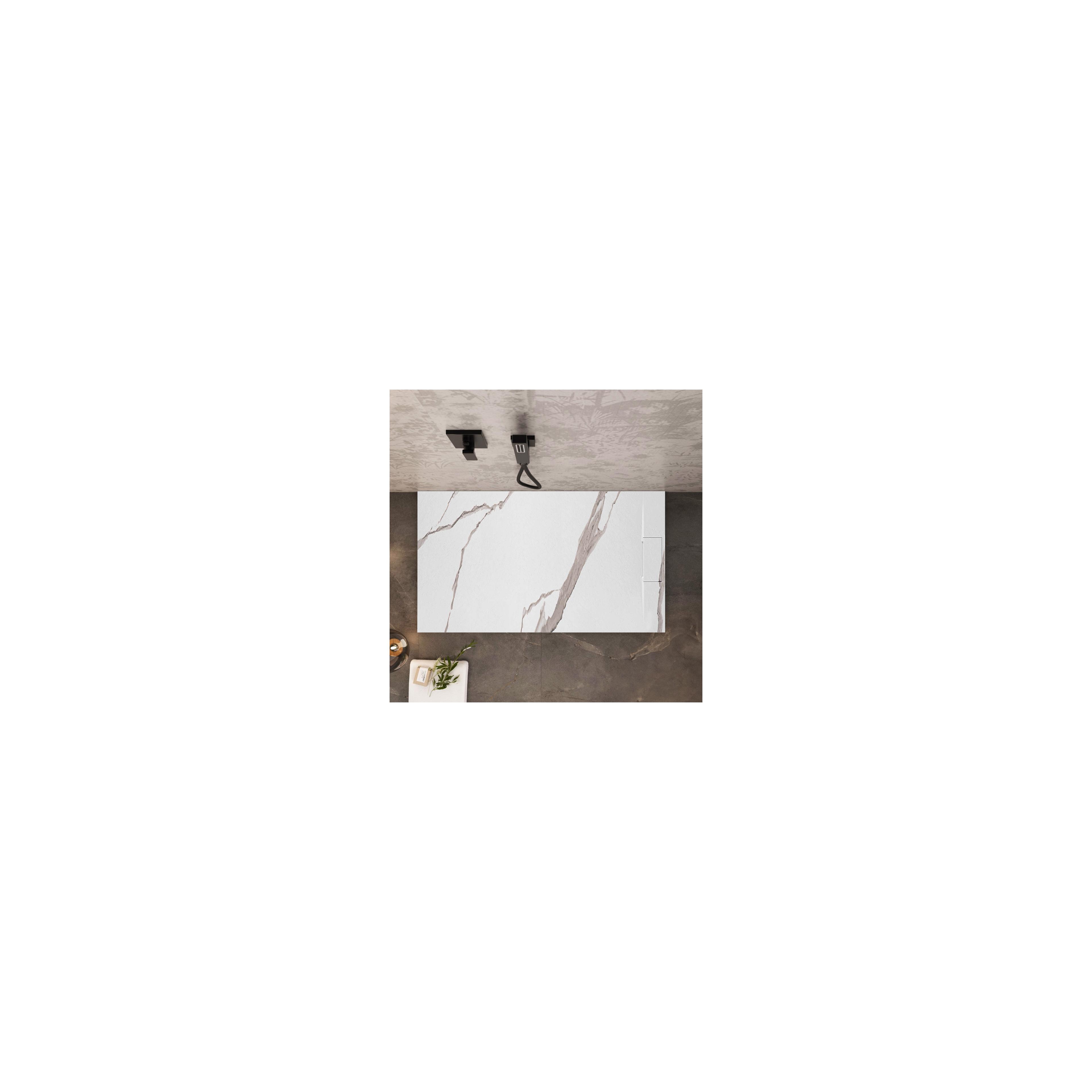 Piatto doccia Bazalt CARRARA WHITE 80x100