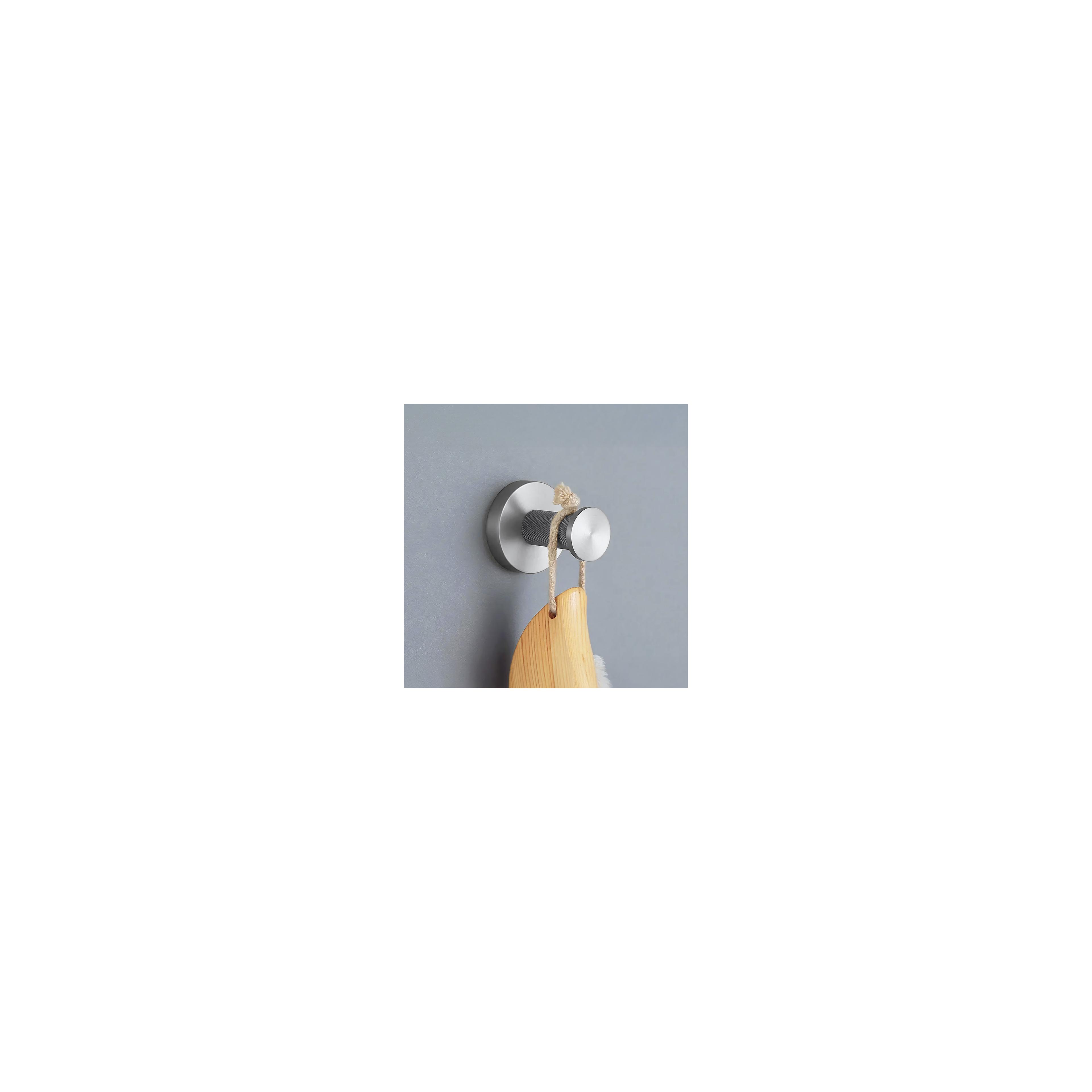 Badhanddukshängare 6606A Modern Borstad Nickel