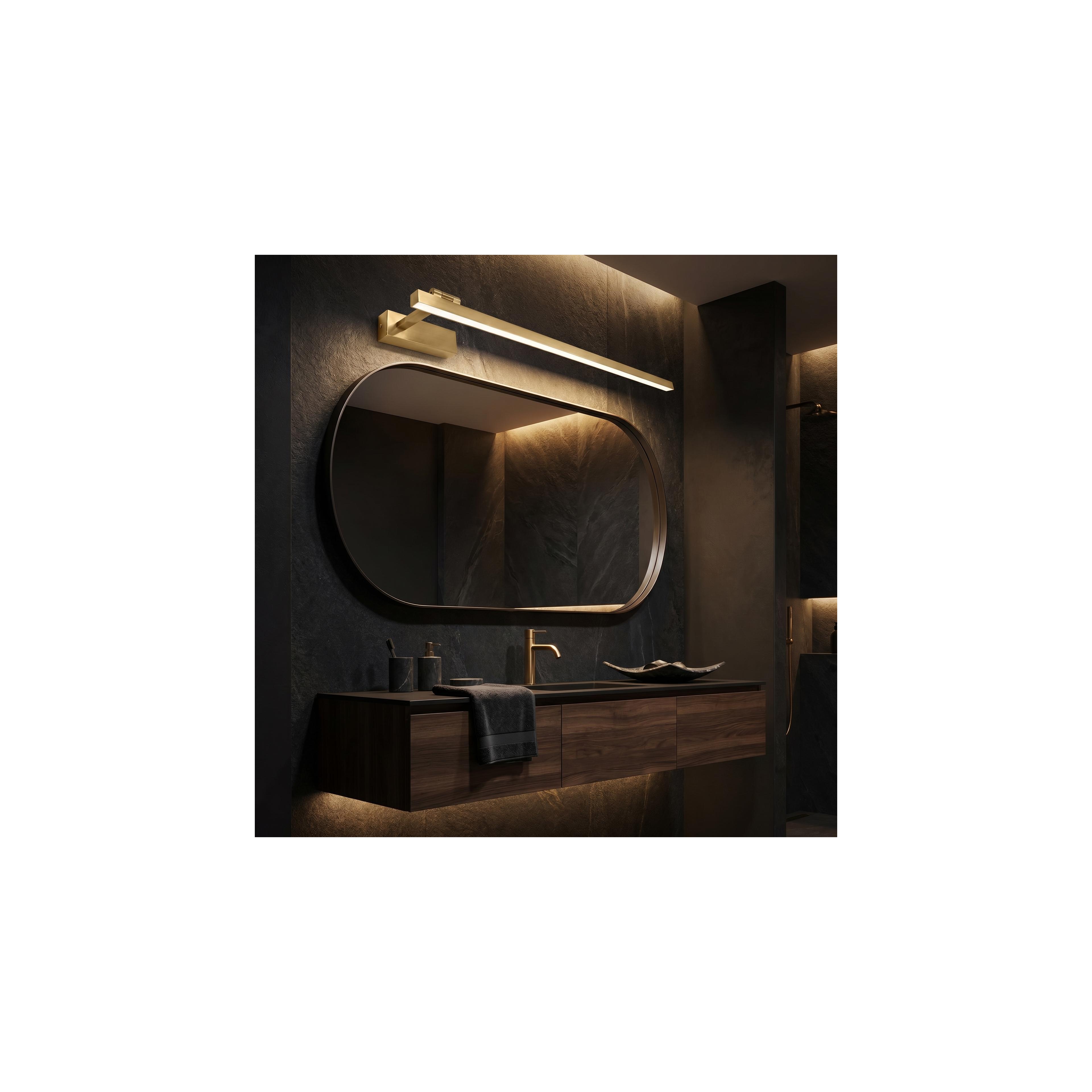 Bad LED-Wandleuchte SWE033-1W 80cm BRUSH GOLD