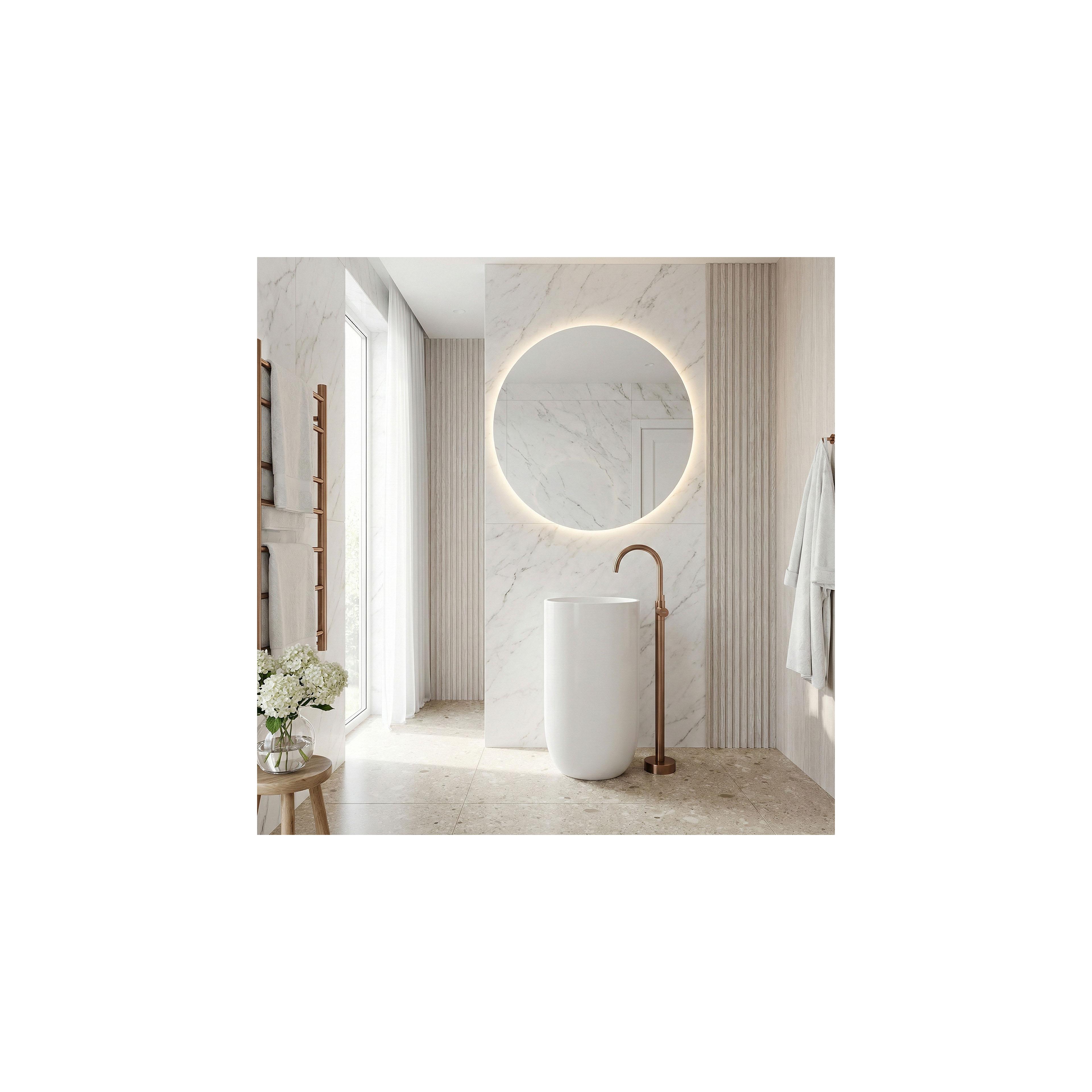 Basin mixer Rea Lungo Brush Copper