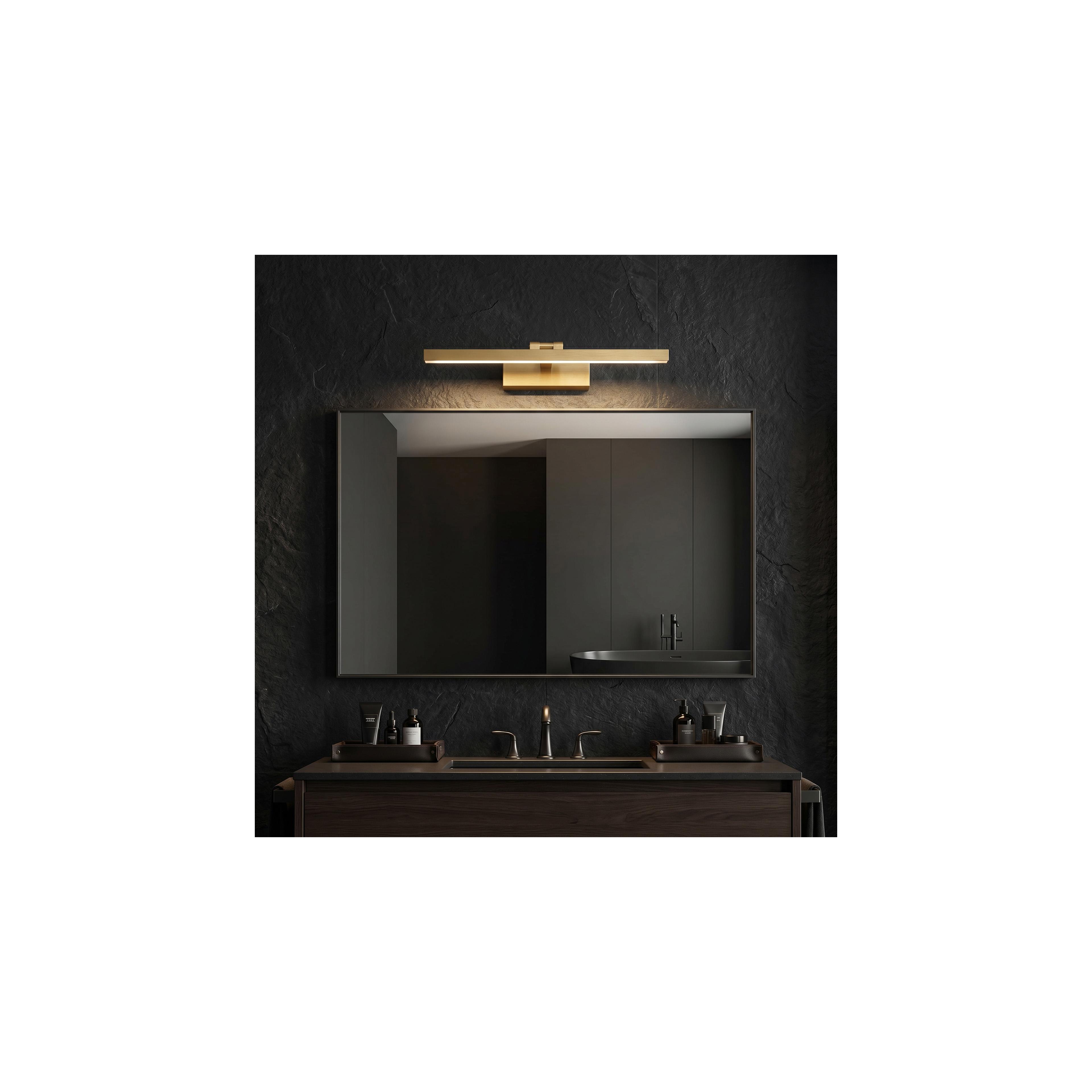 Aplică LED pentru baie APP1864-1W 60 cm BRUSH GOLD