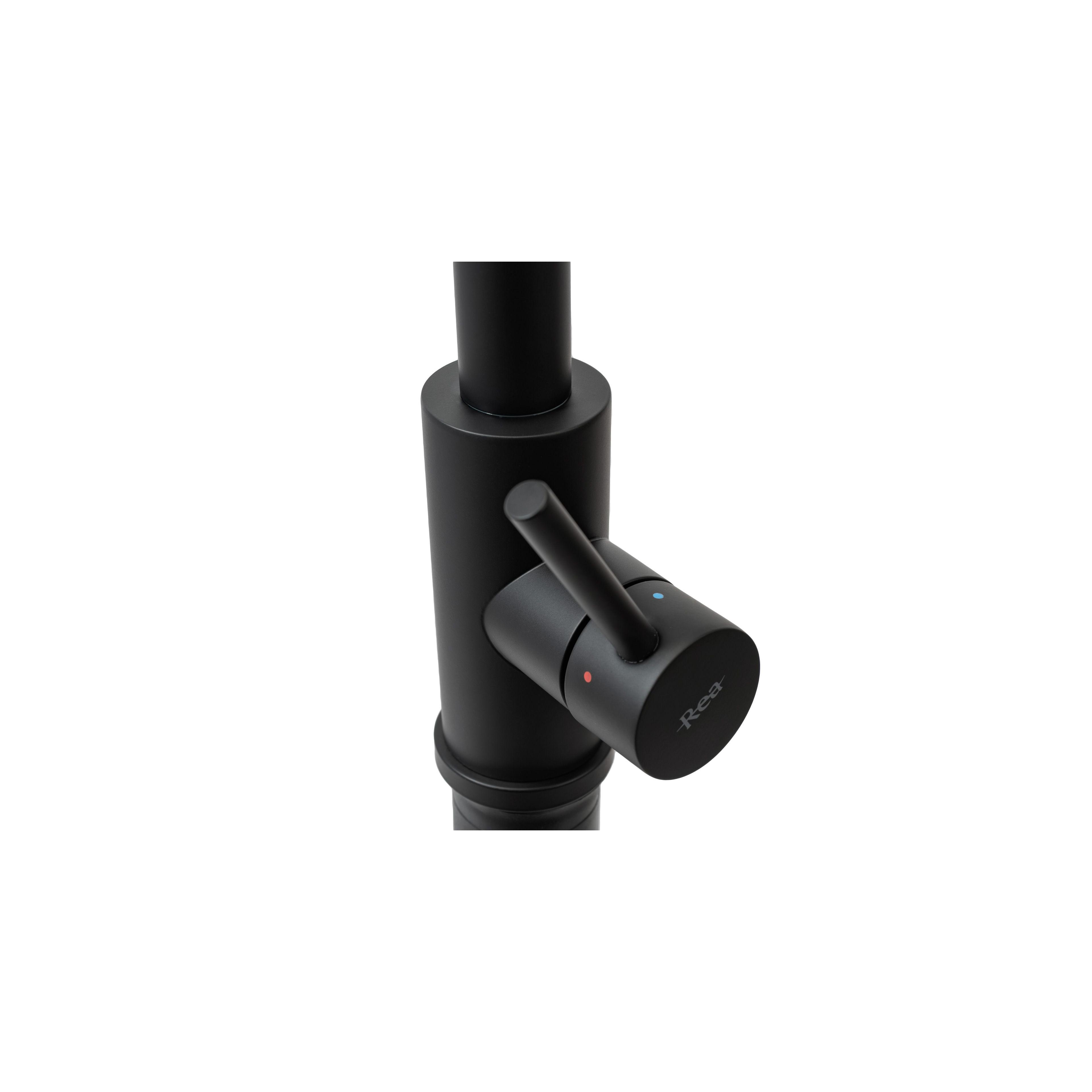 Смеситель кухонный Rea Fresh Touch Black Matt