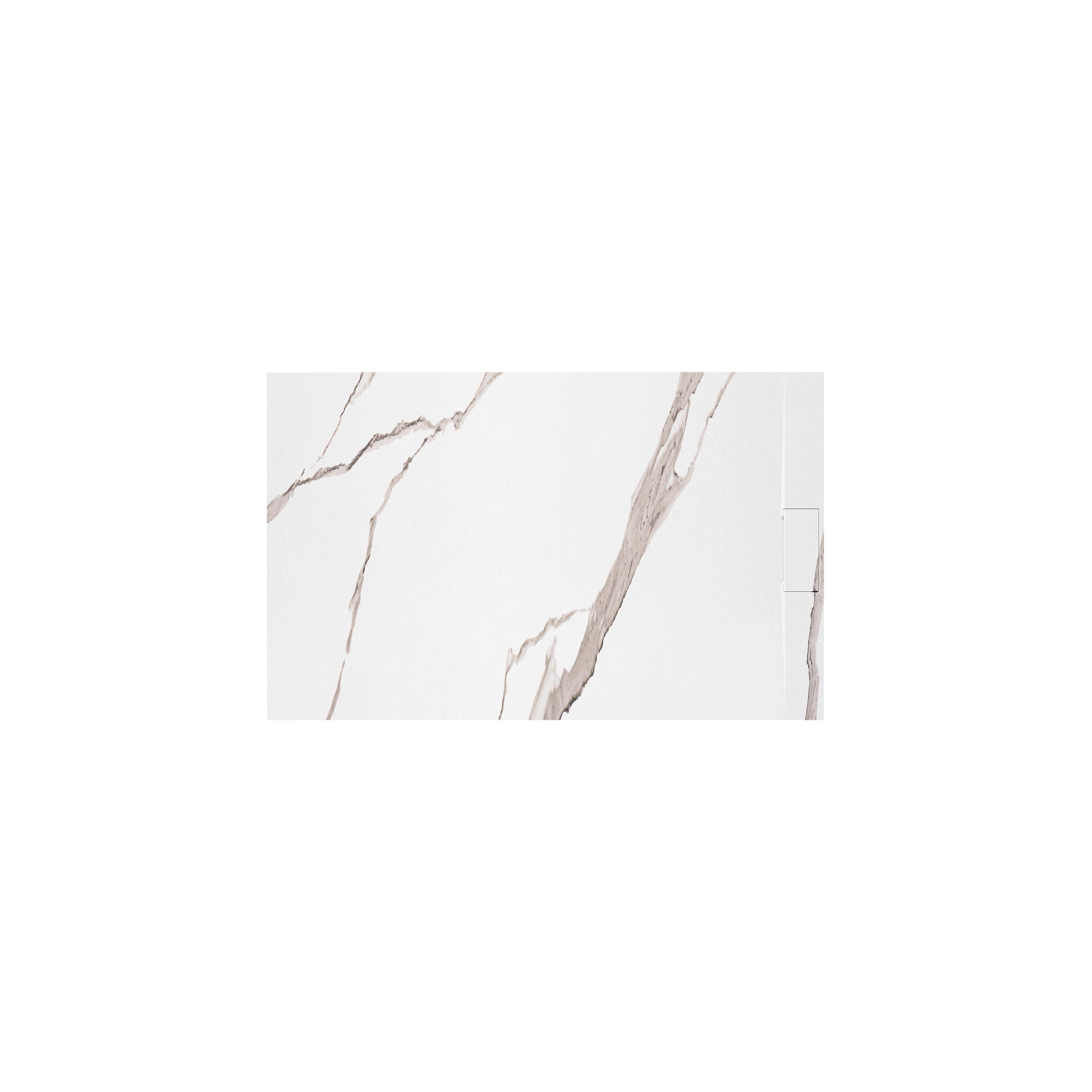 Piatto doccia Bazalt CARRARA WHITE 80x100