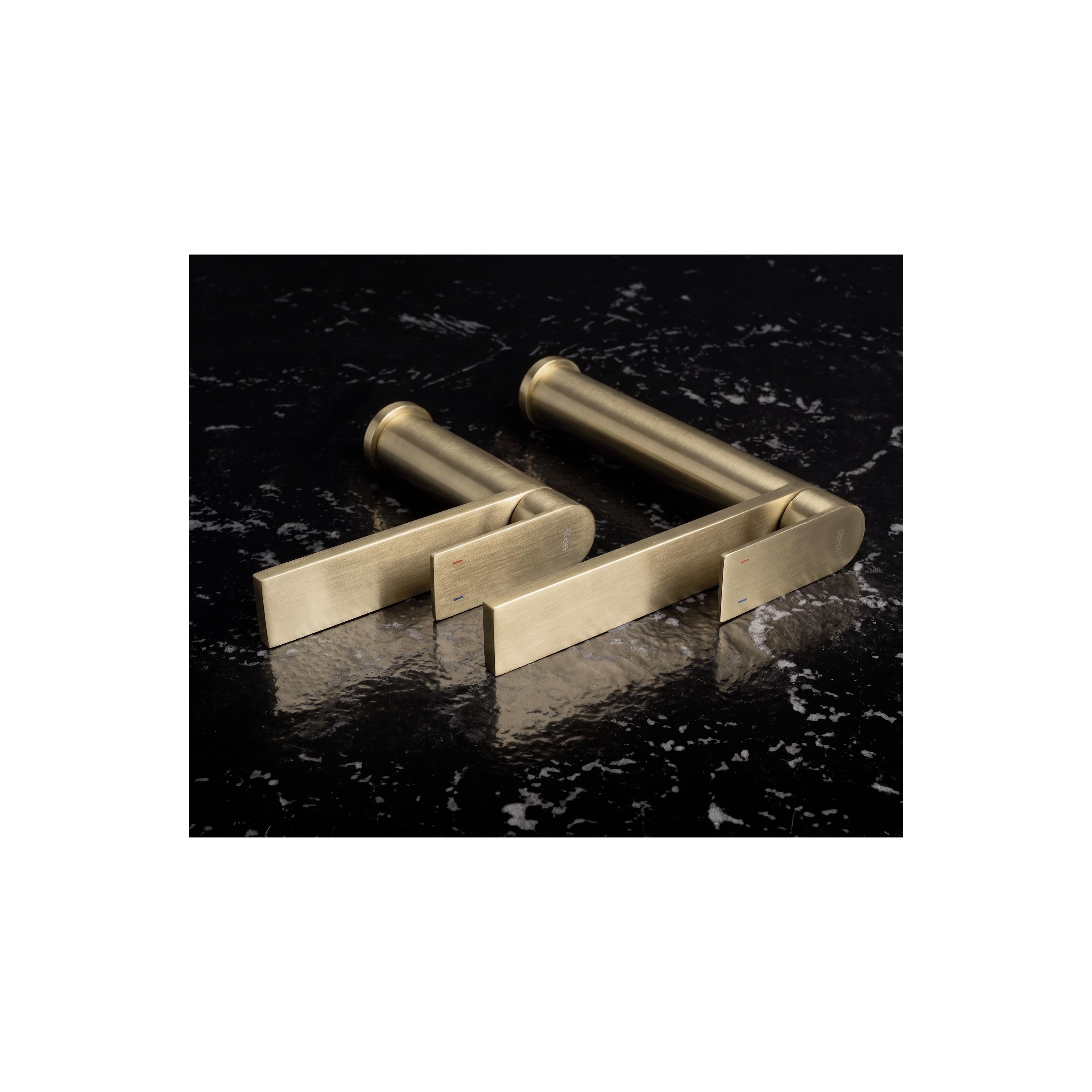 Waschbeckenarmatur Rea Hunter Brush Gold High