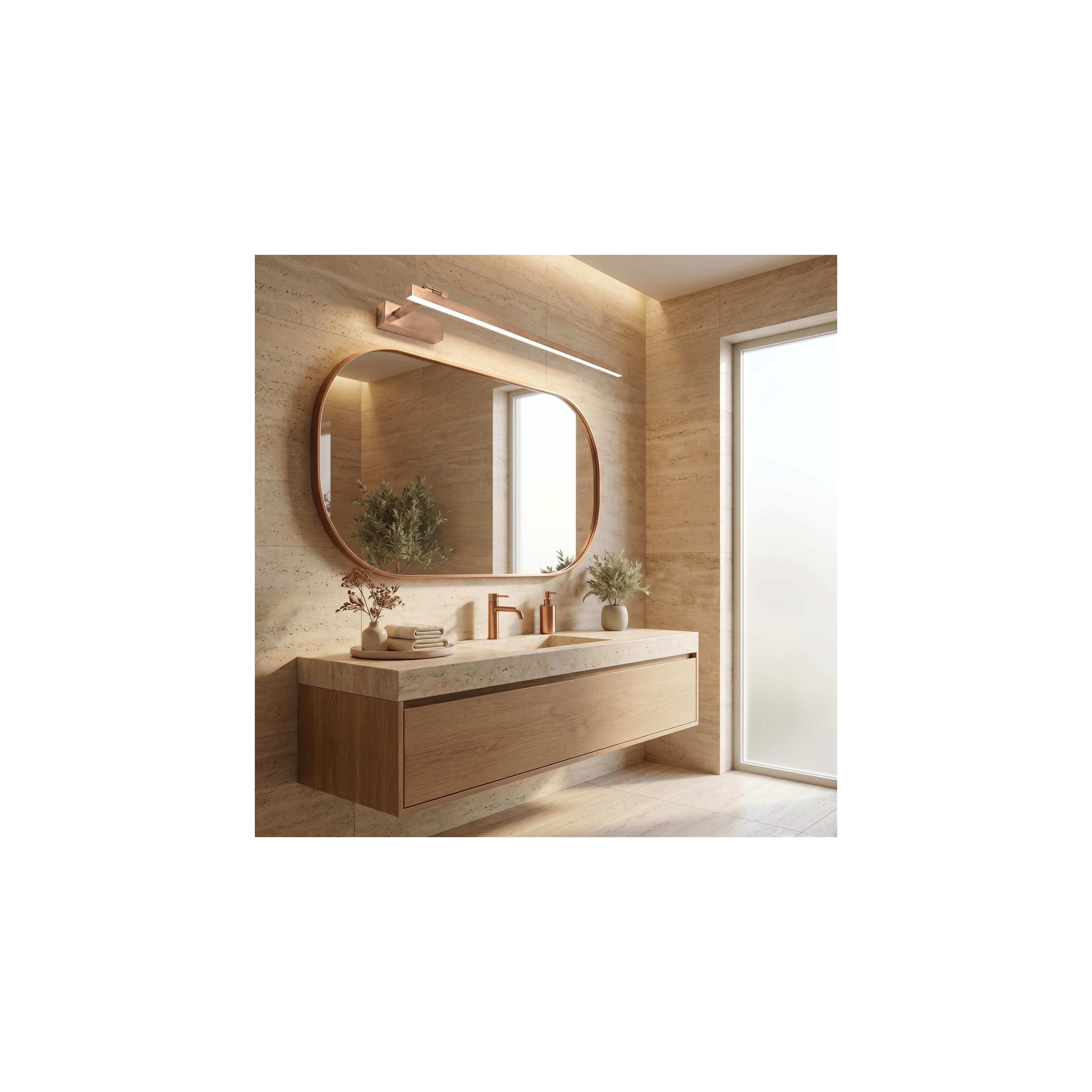 Bad LED-Wandleuchte SWE039-1W 80cm BRUSH COPPER