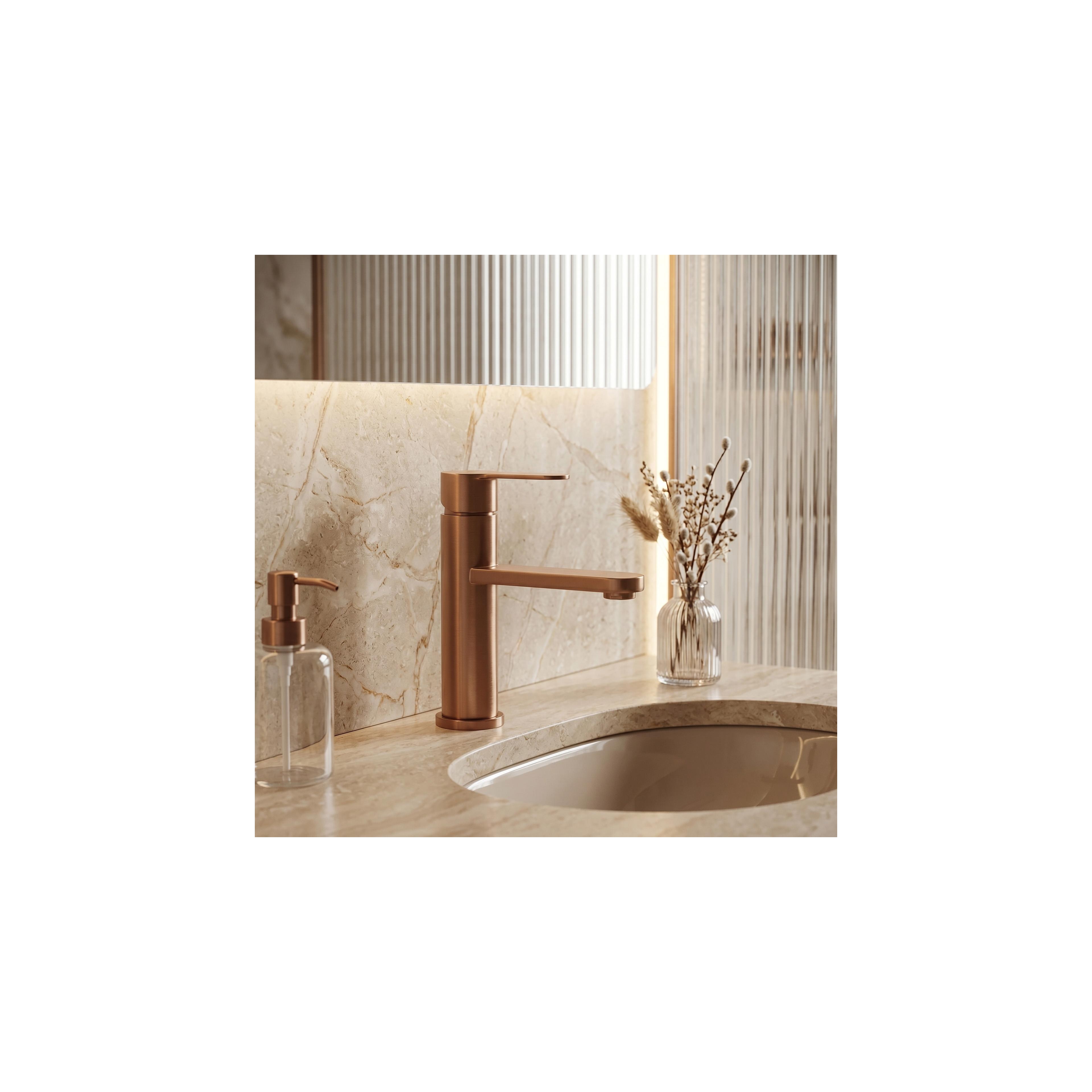 Waschbeckenarmatur Rea Arcos Brush Copper