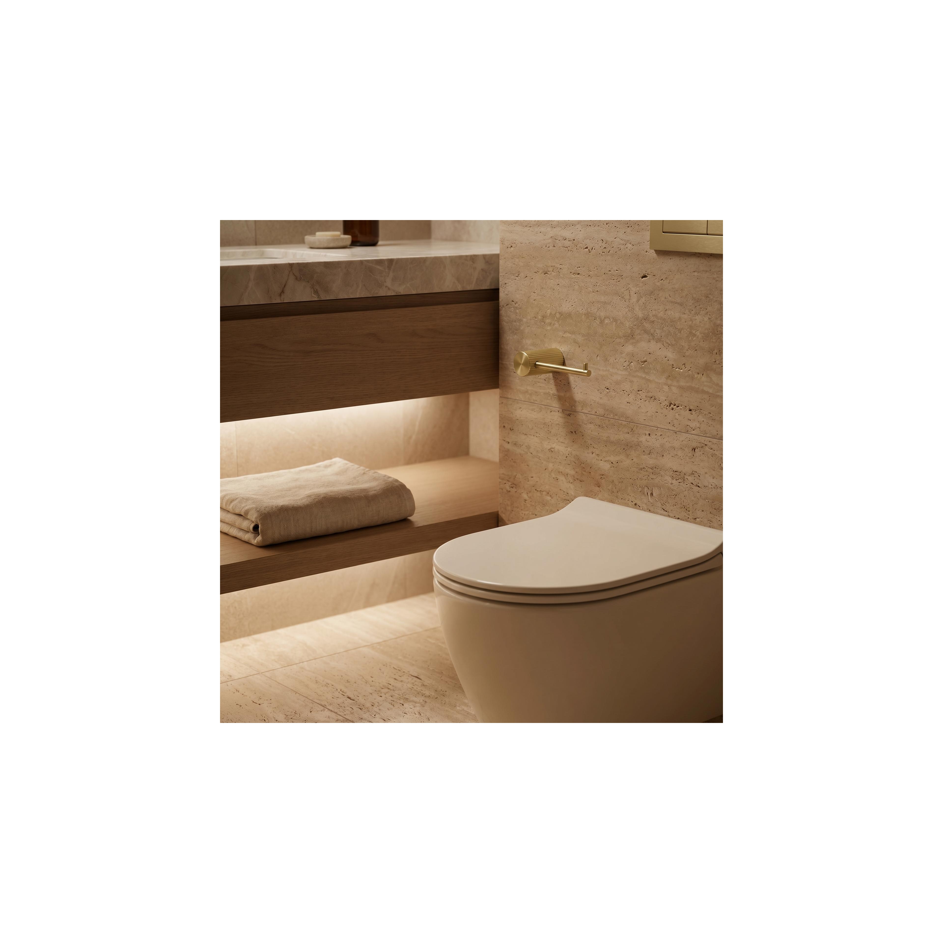 Halter für Toilettenpapier 64105 SOLO Brush Gold